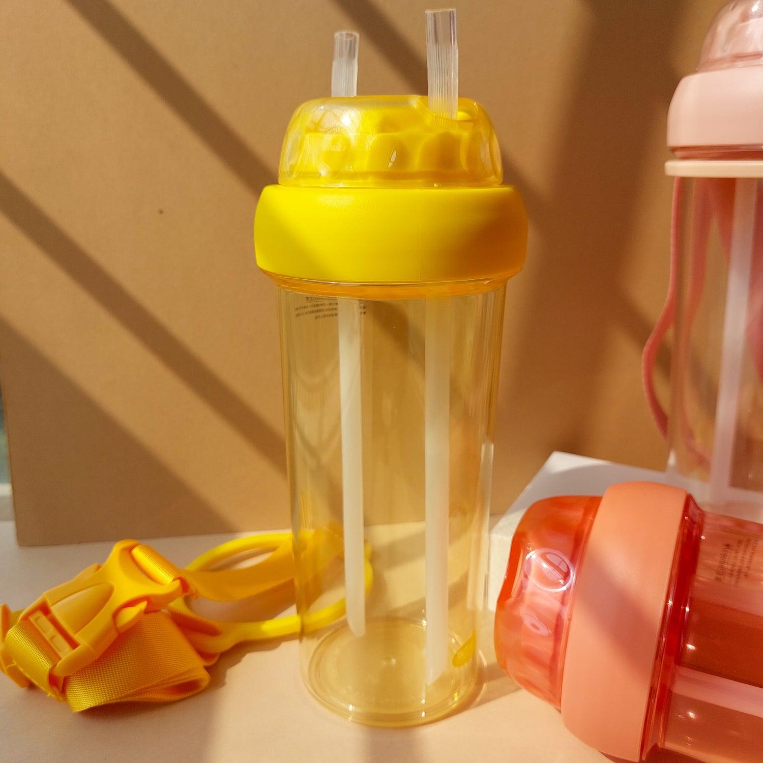 Double Straw Bottles 700ml