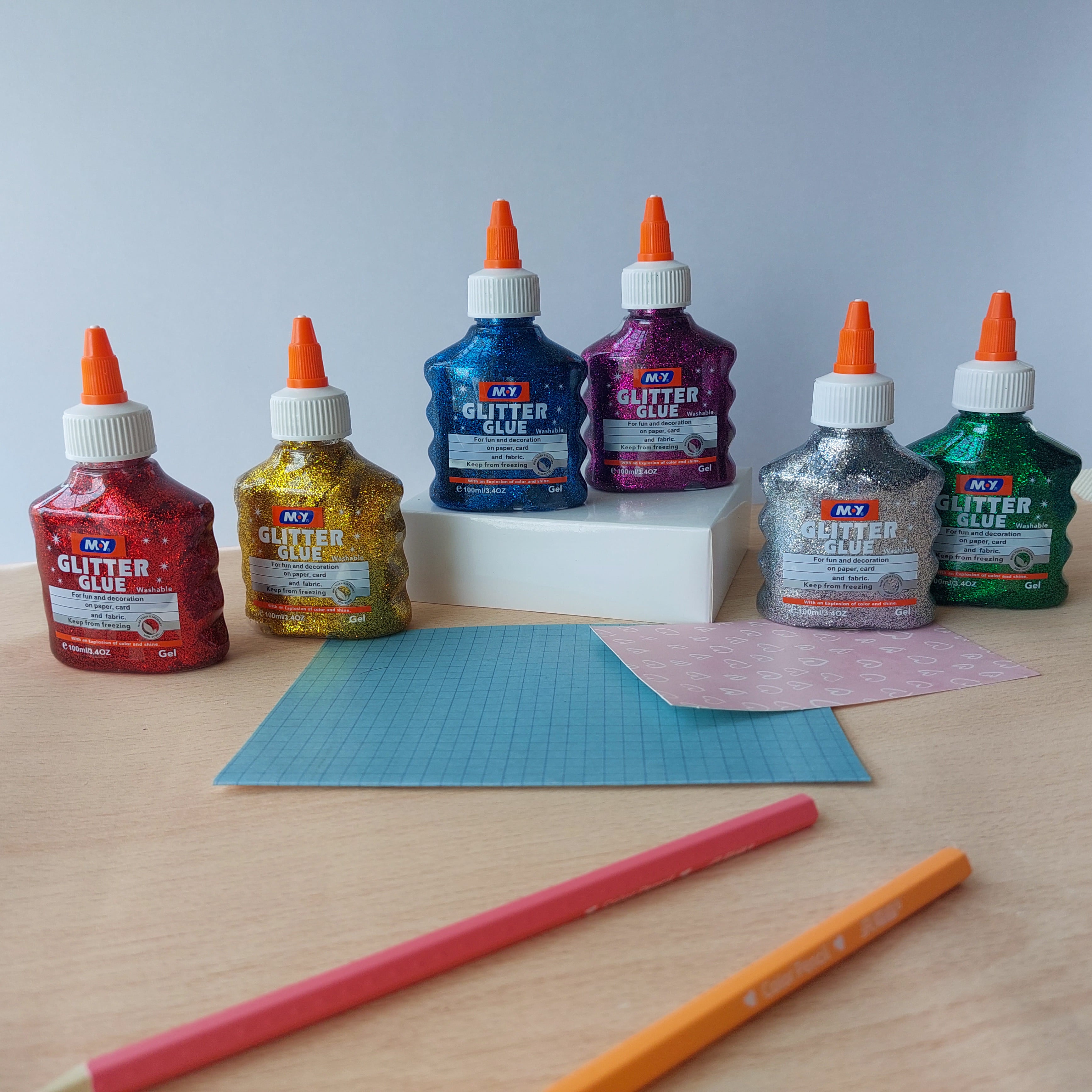 Glitter Glue Bottles