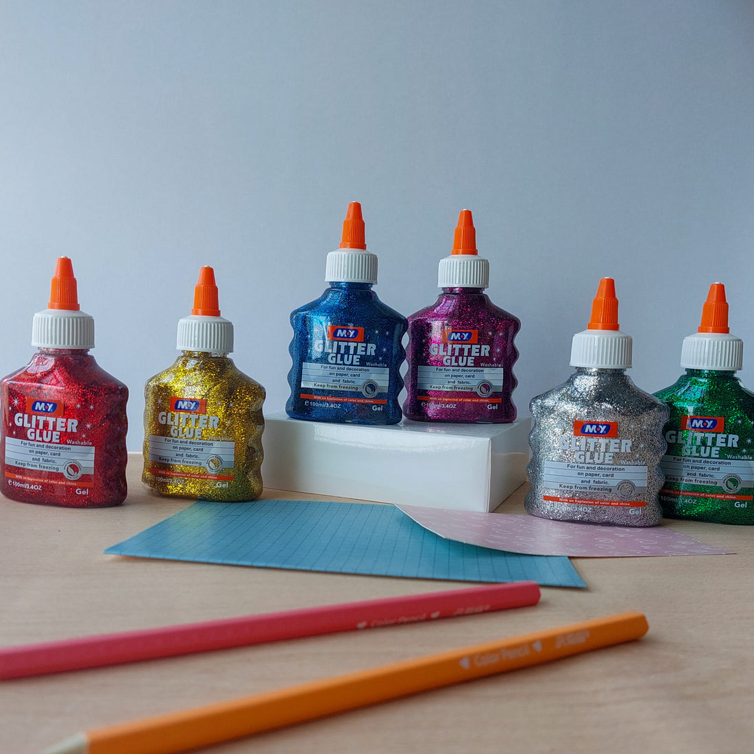 Glitter Glue Bottles