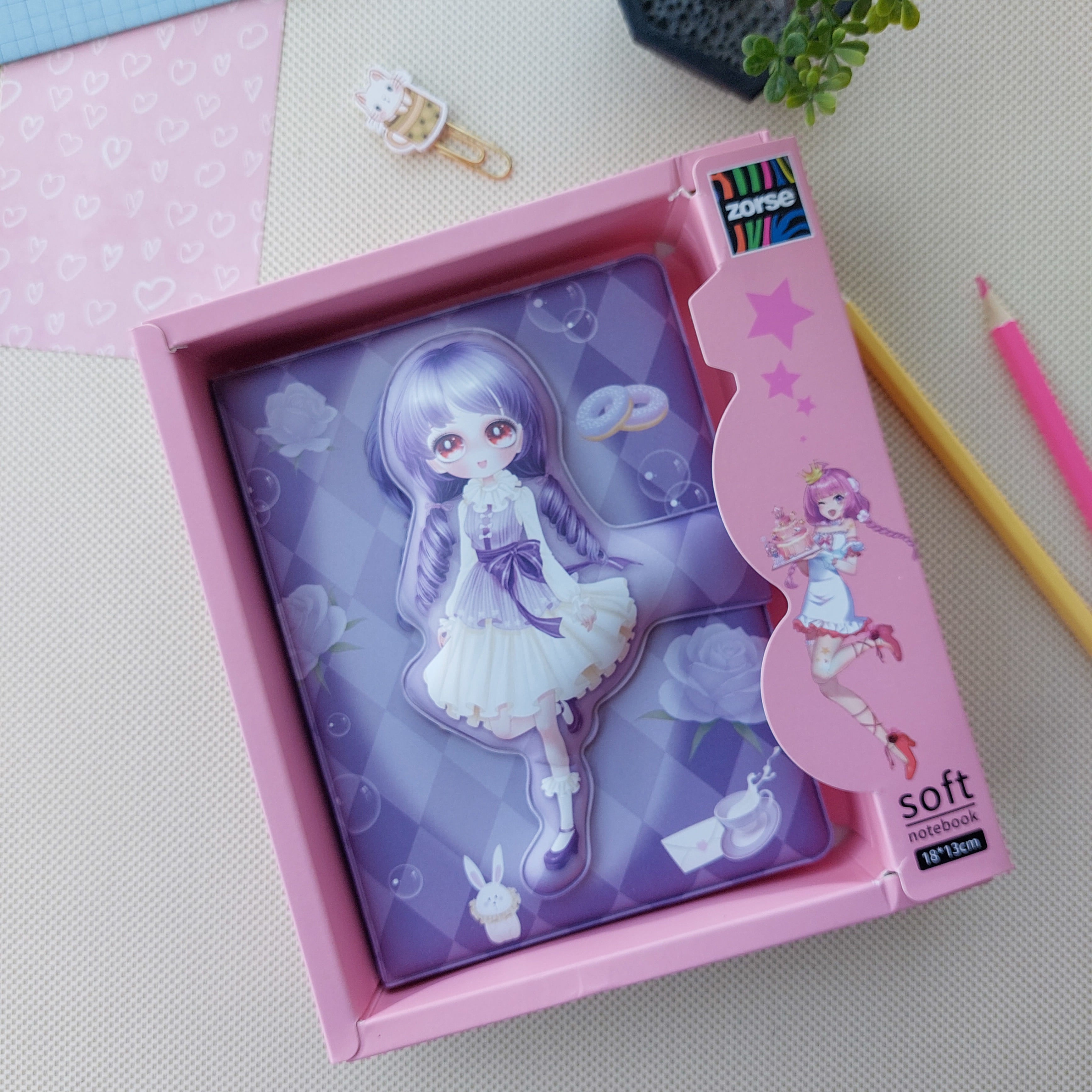 3D Zorse Magnetic Ruled Diaries