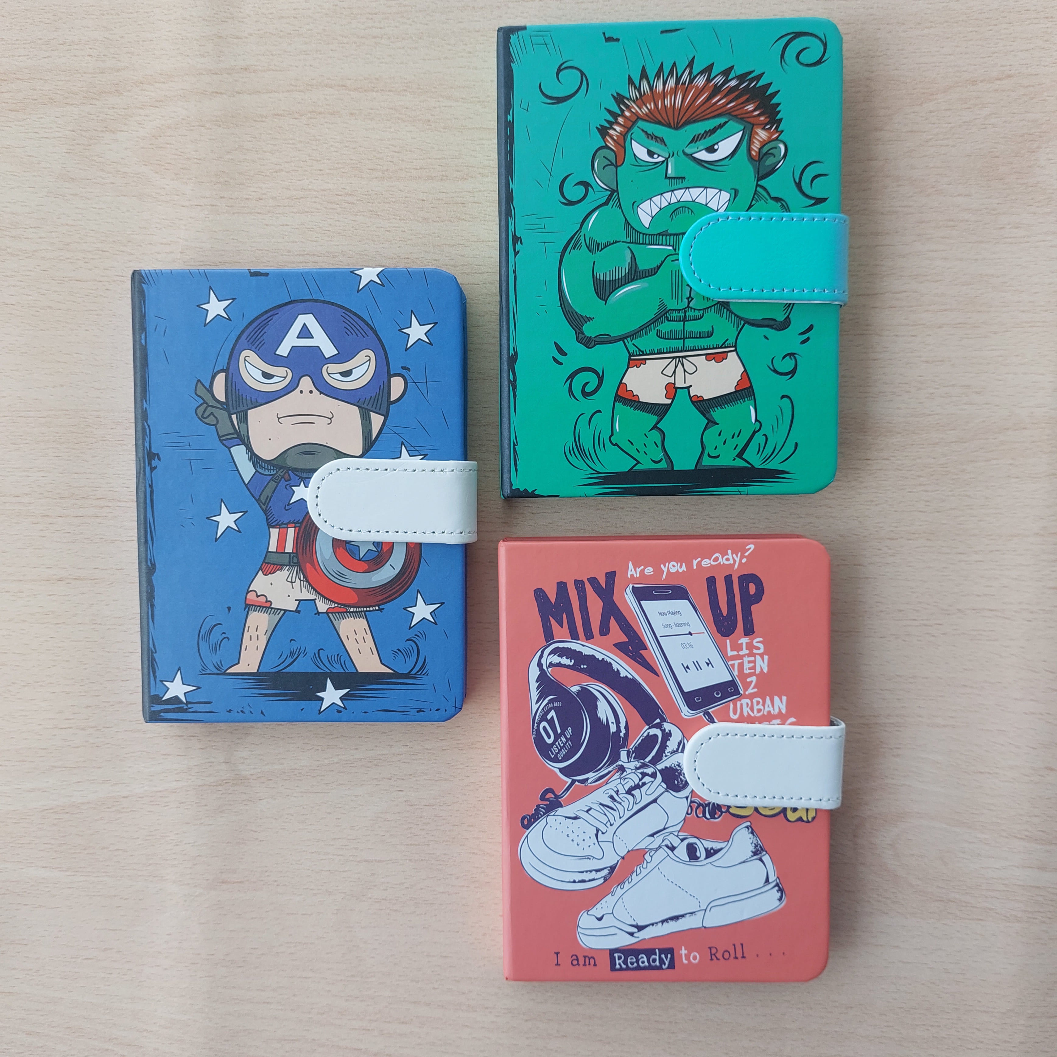 Magnetic Ruled Diaries A6