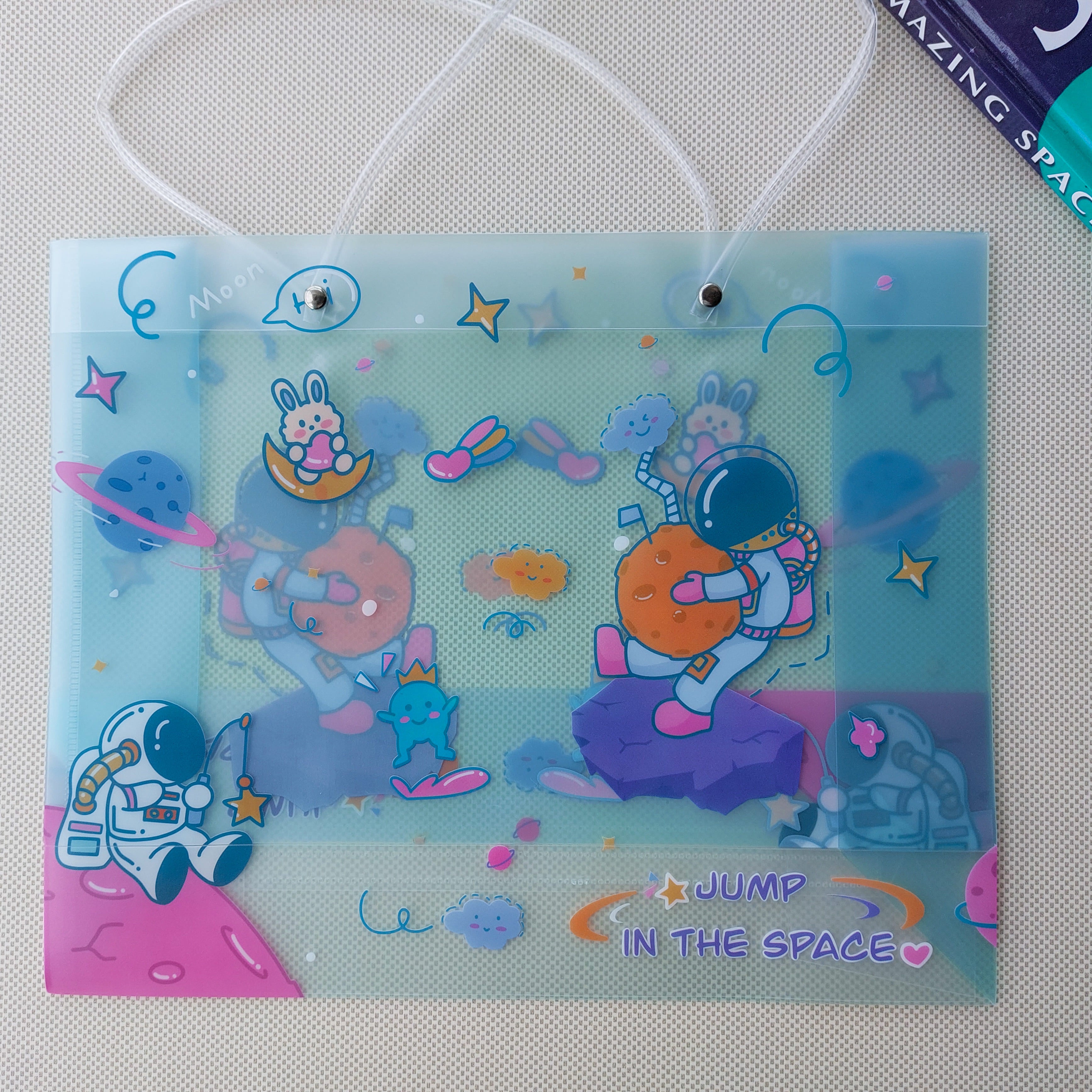 Space Shopping Plastic Bags