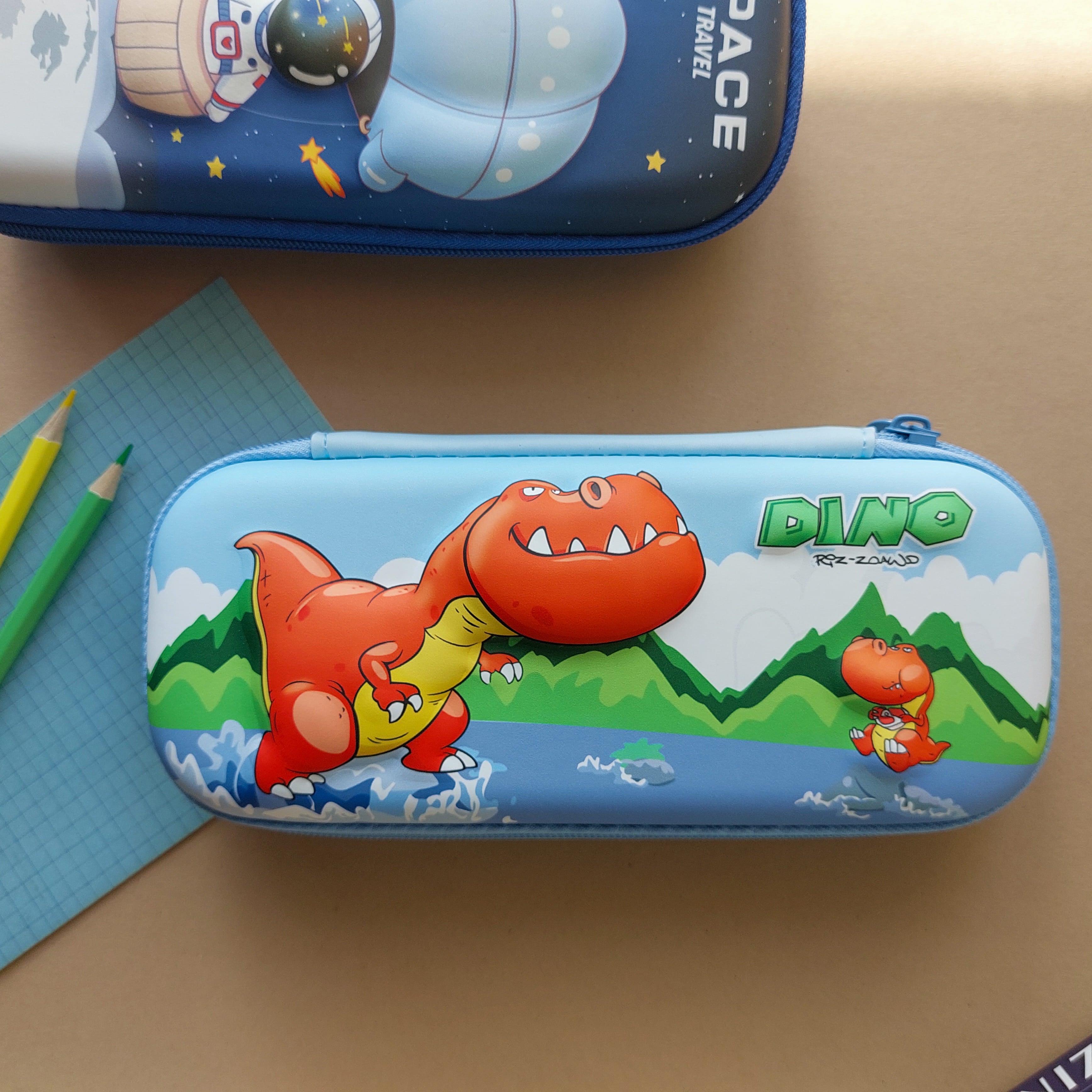 Dino and Space Compass Pouches