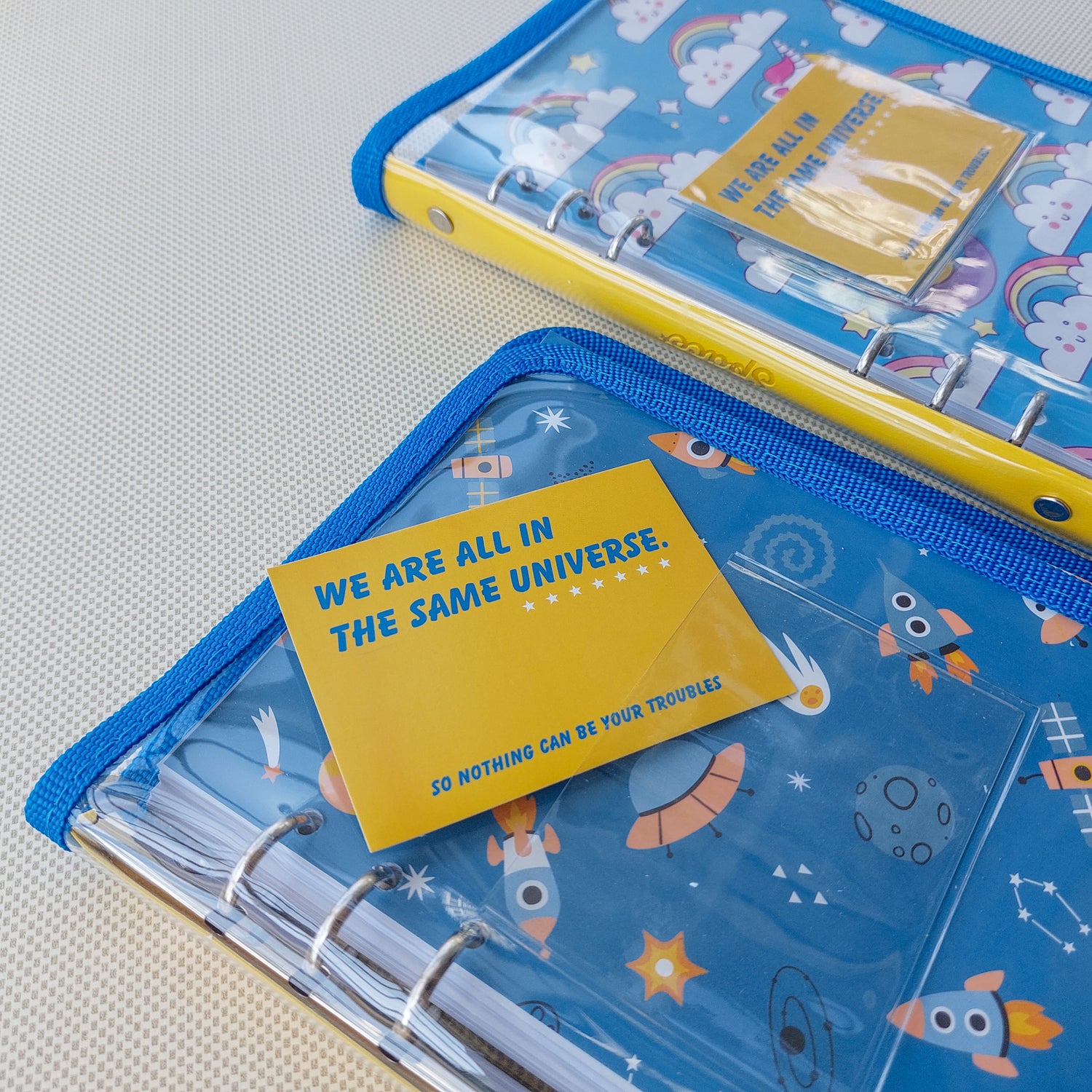 Plastic Cover Ruled Travel Diaries