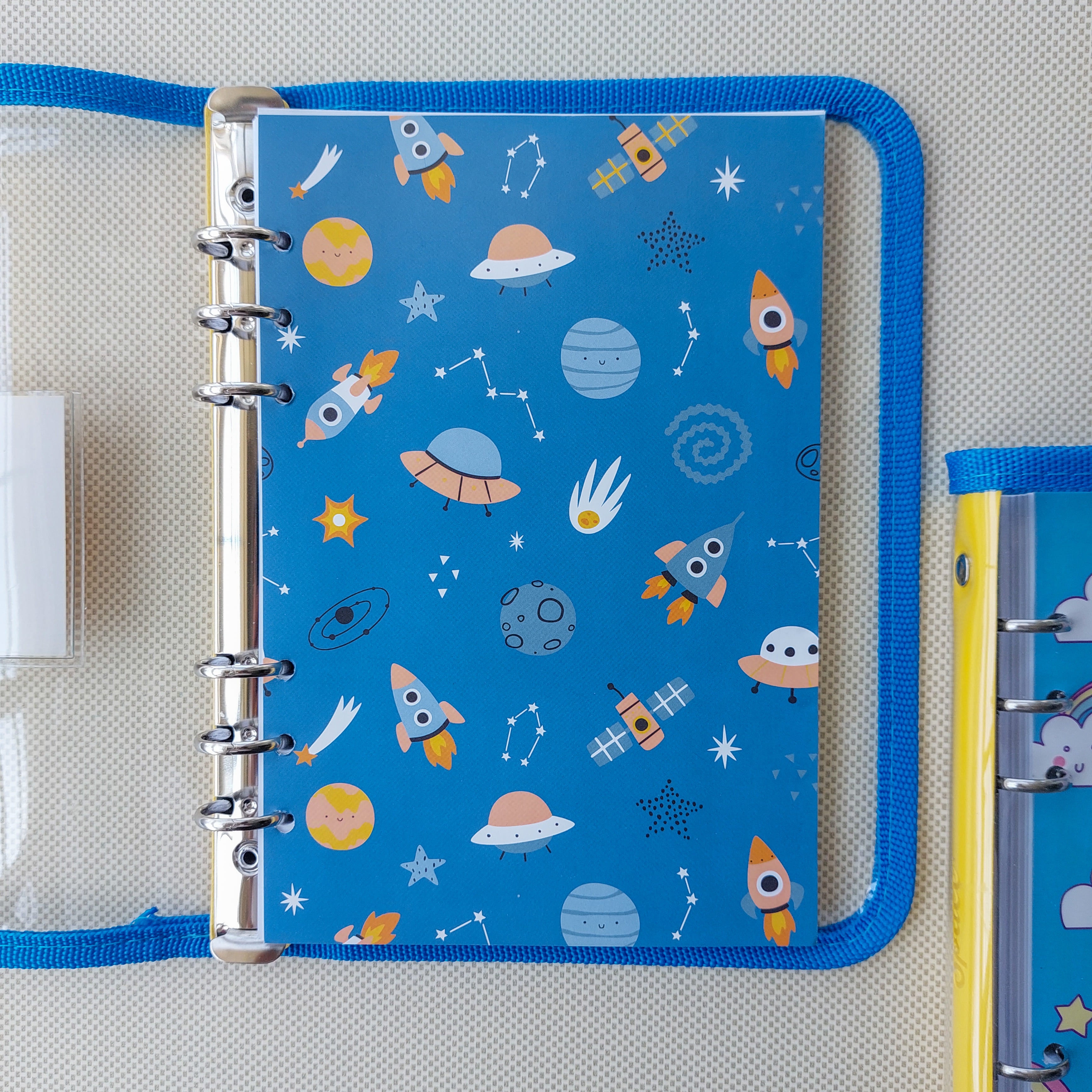 Plastic Cover Ruled Travel Diaries