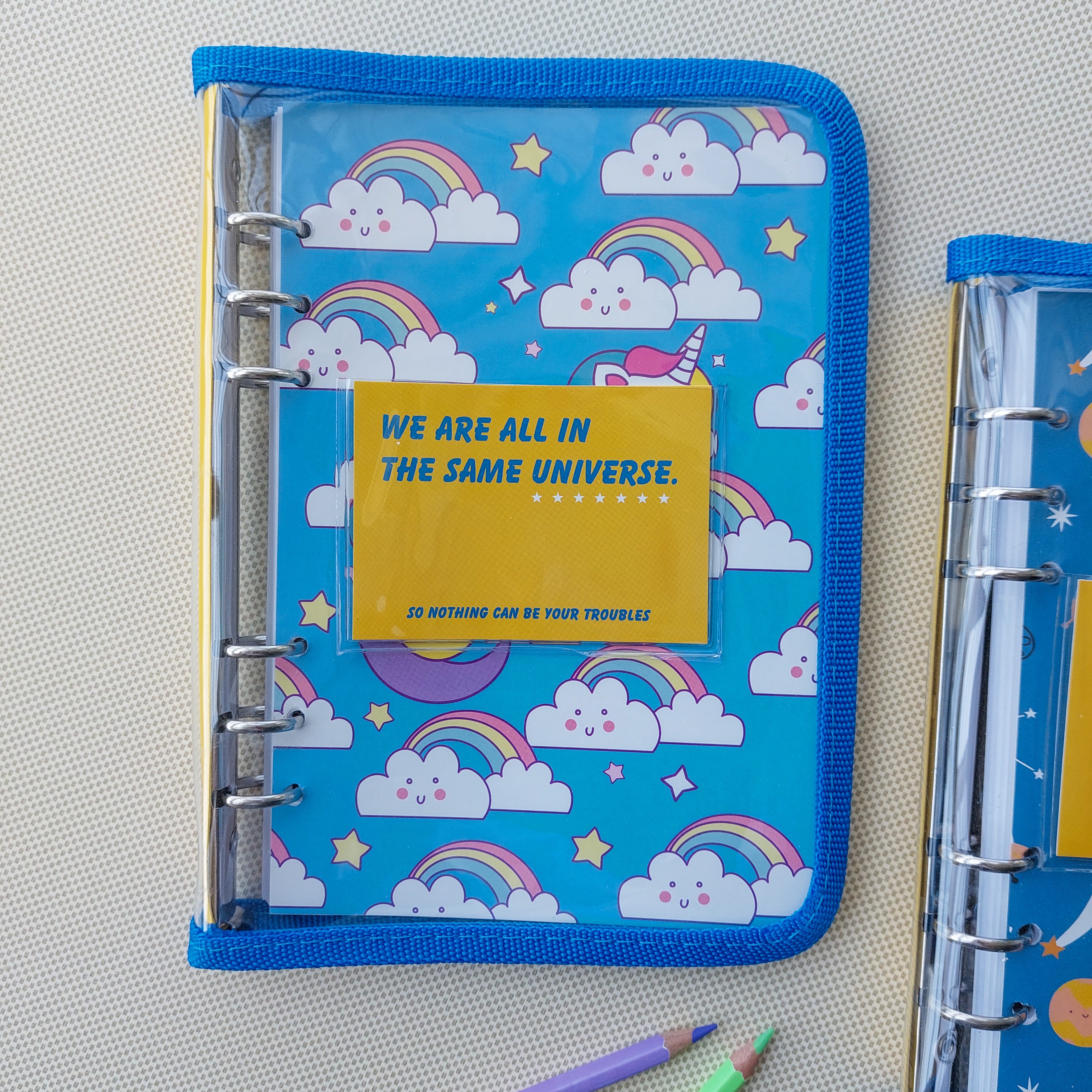 Plastic Cover Ruled Travel Diaries