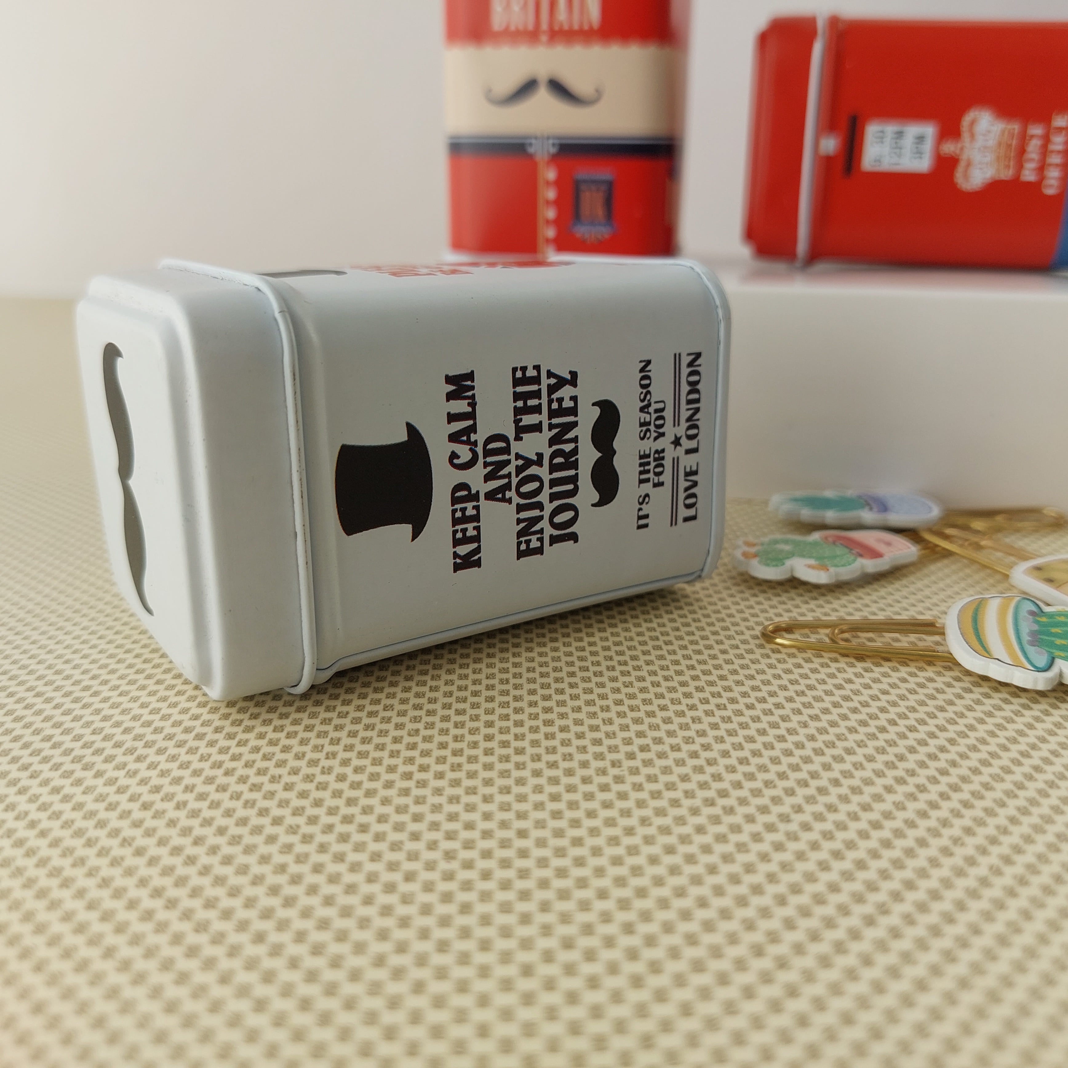 Tin Boxes UK Post Office 3Pc Set