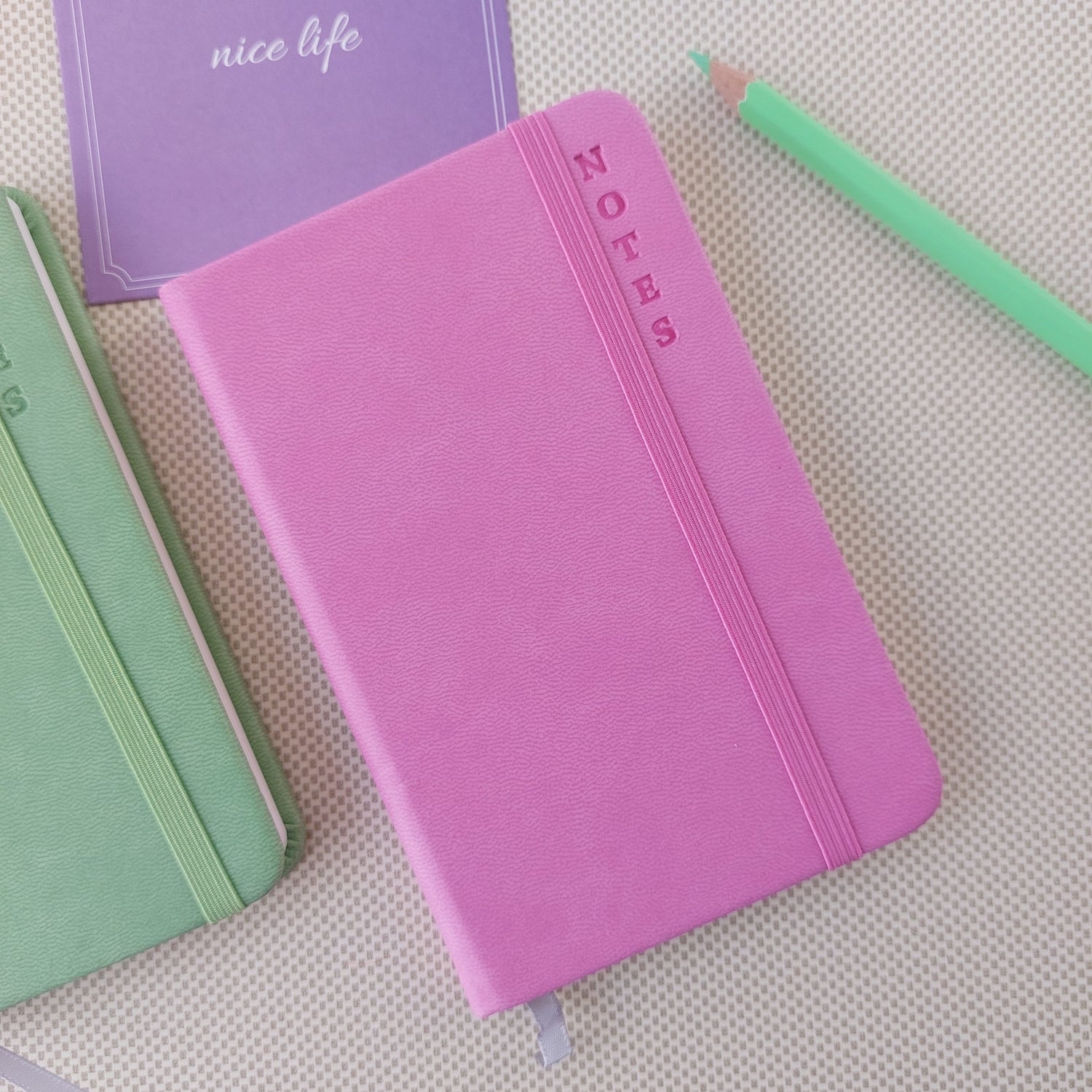 Trendy Pastel Color Ruled Diaries A6
