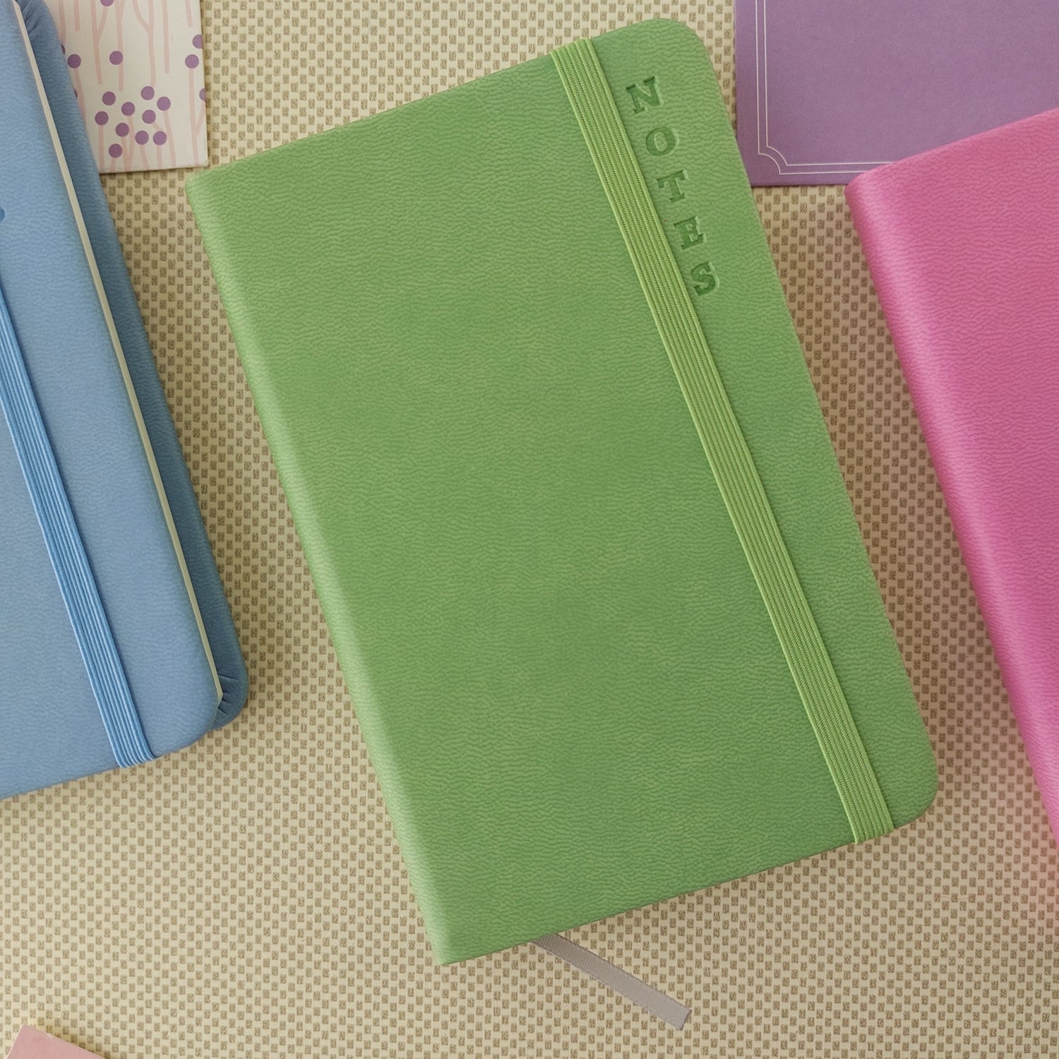 Trendy Pastel Color Ruled Diaries A6