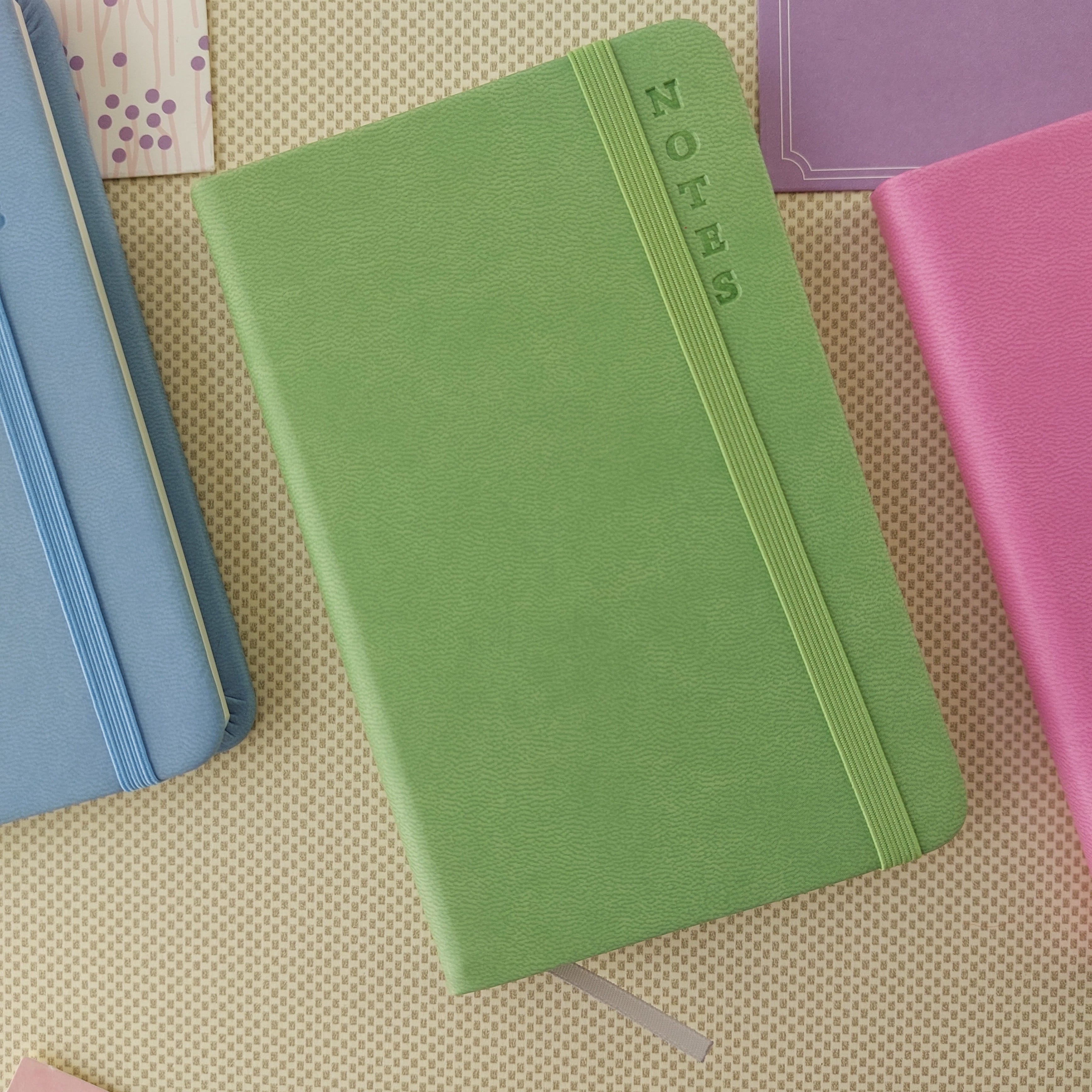 Trendy Pastel Color Ruled Diaries A6