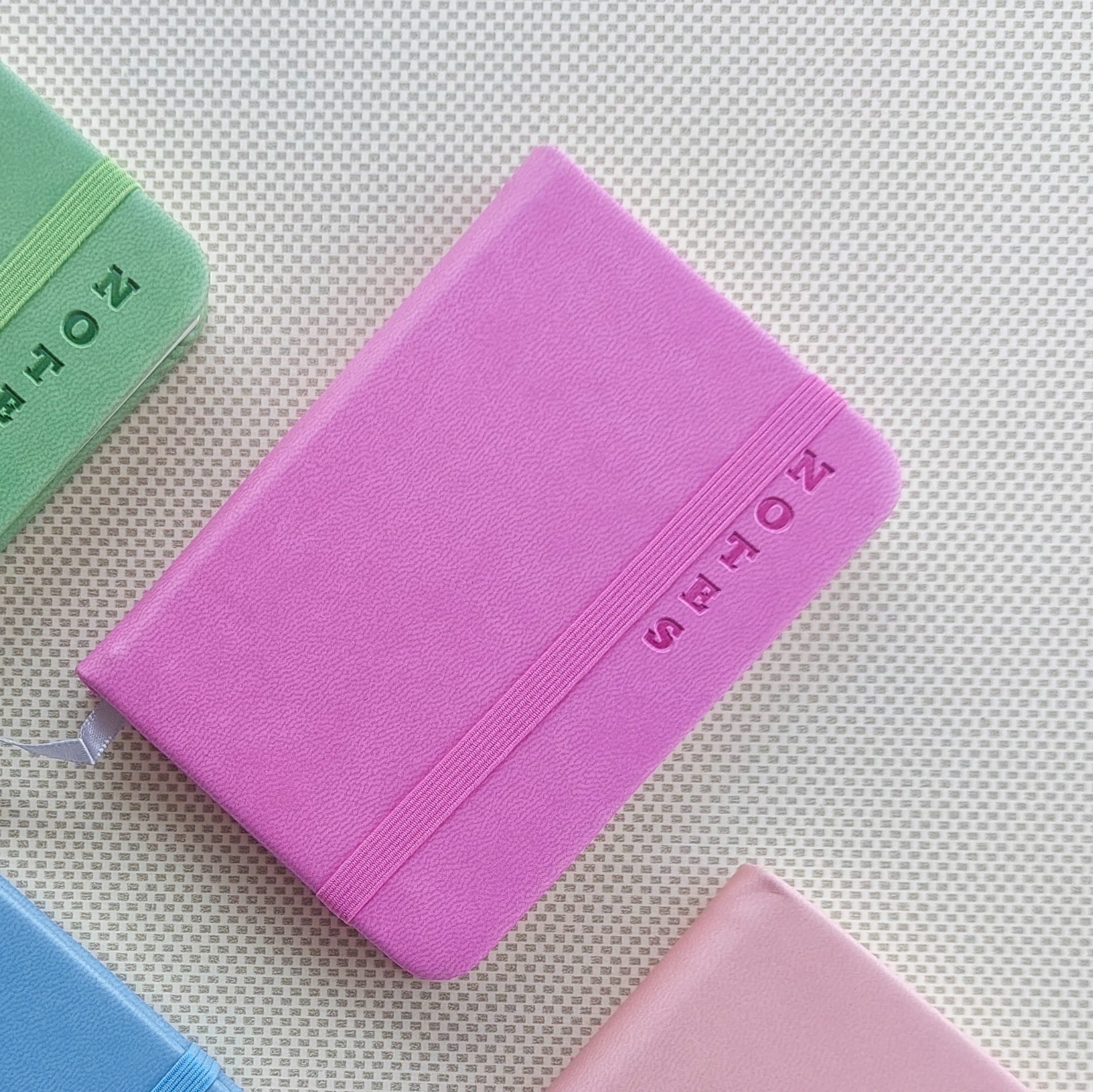 Trendy Solid Color Ruled Diaries A7