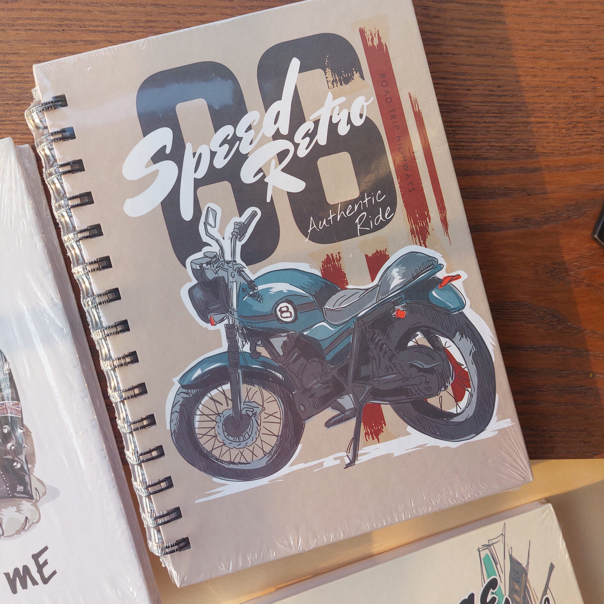 Spiral Vintage Ruled Diaries A5