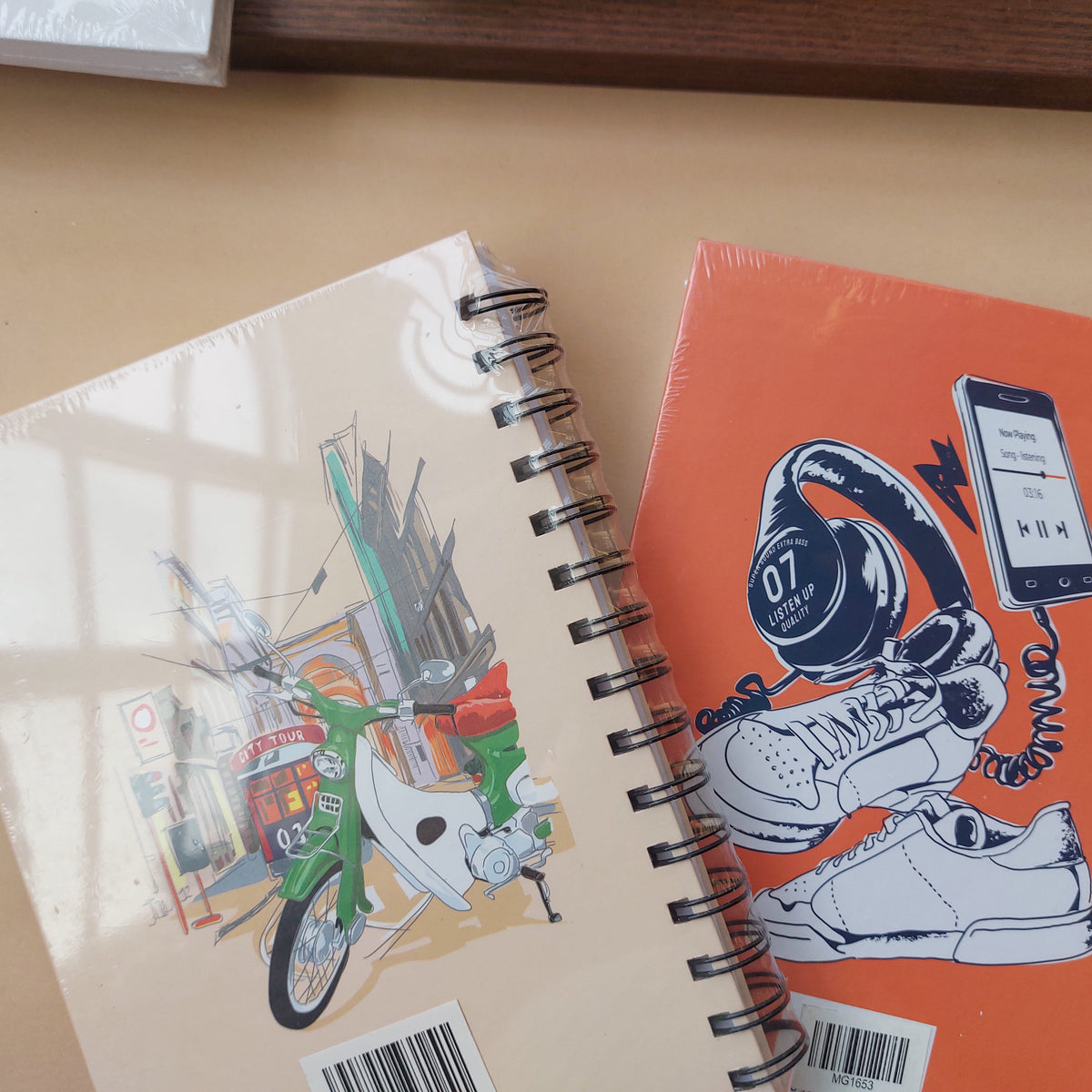 Spiral Vintage Ruled Diaries A5