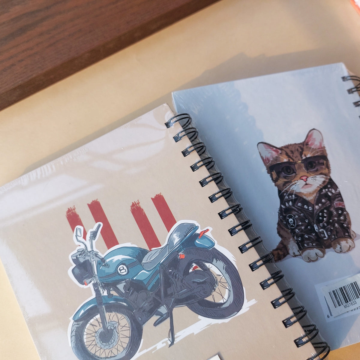 Spiral Vintage Ruled Diaries A5