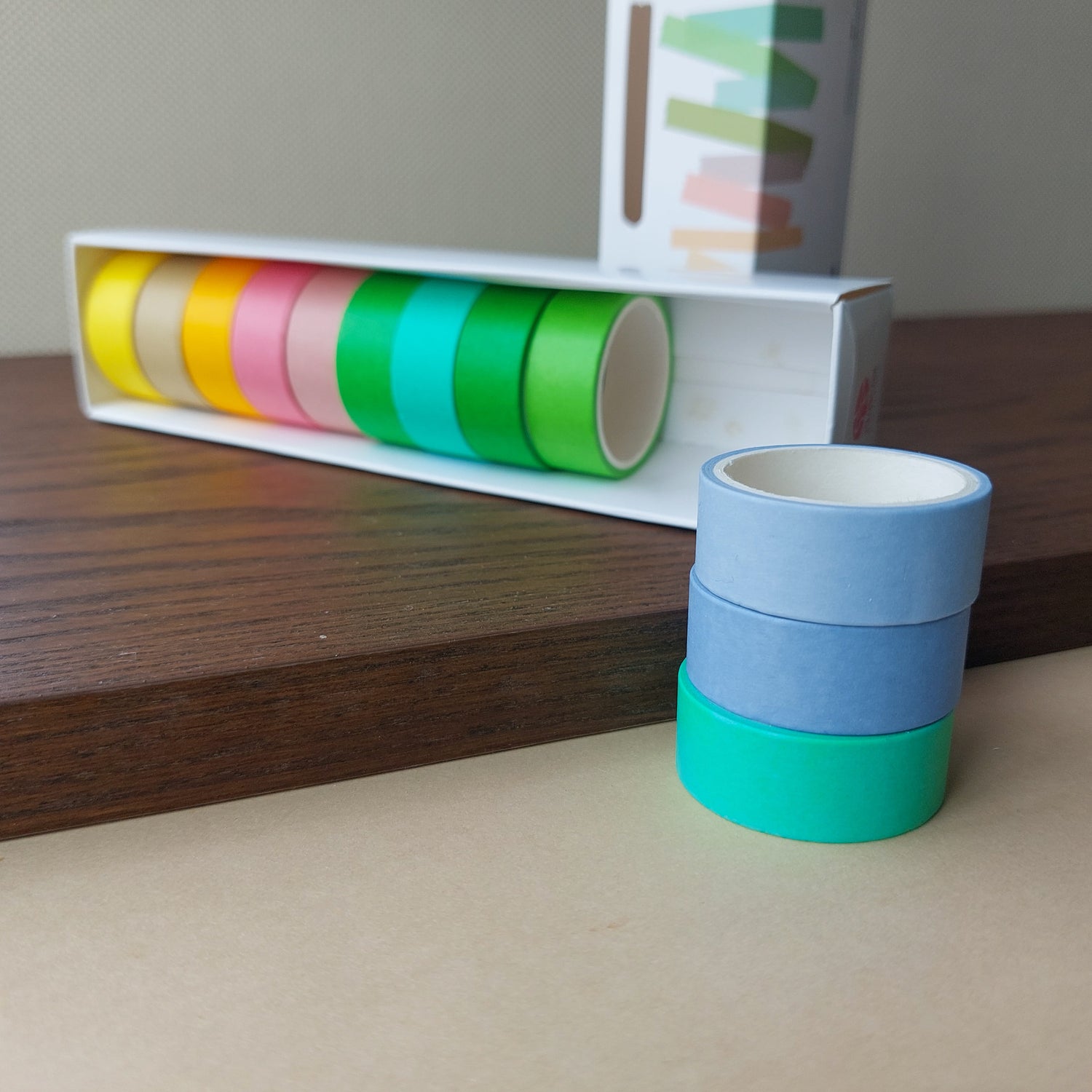 Solid Washi Tapes 12pc Set