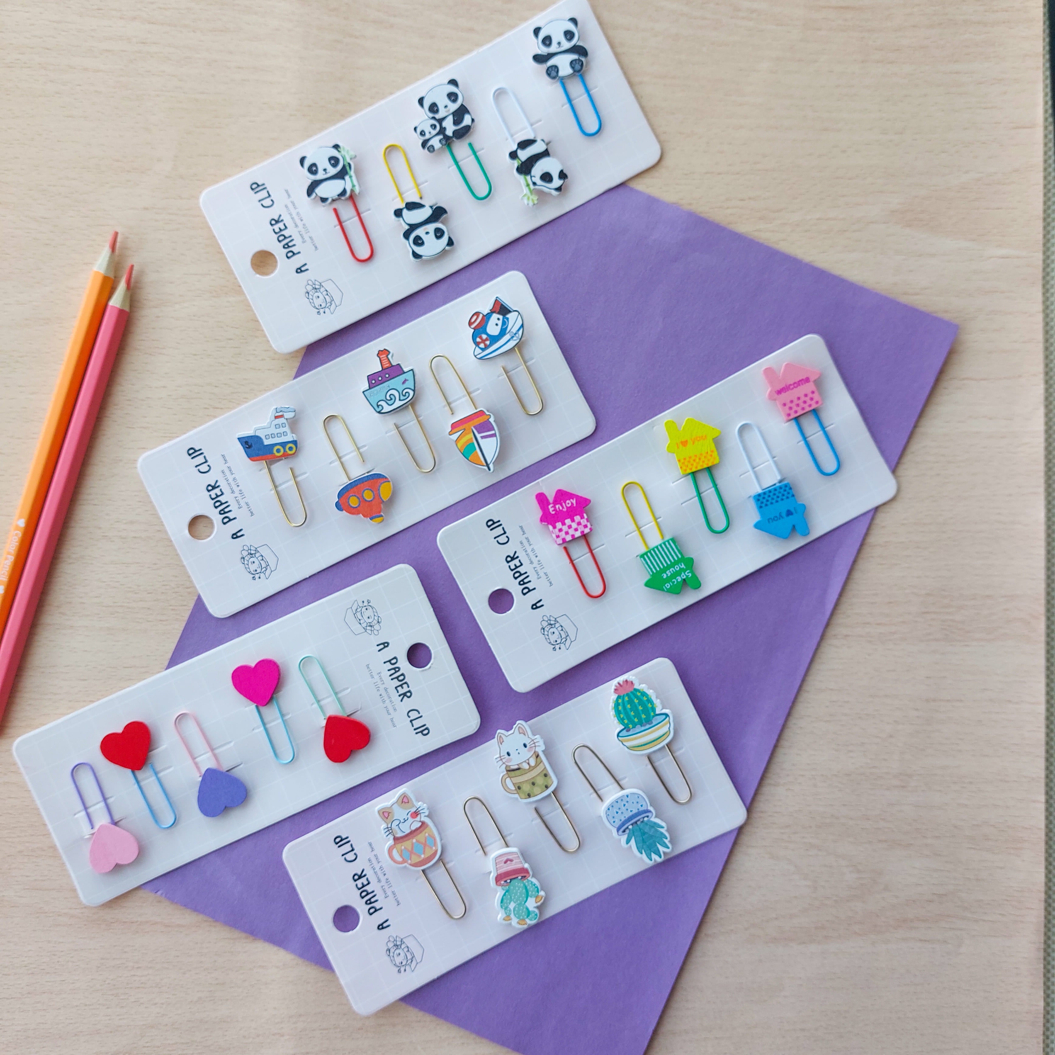 Paperclips 5pc Set