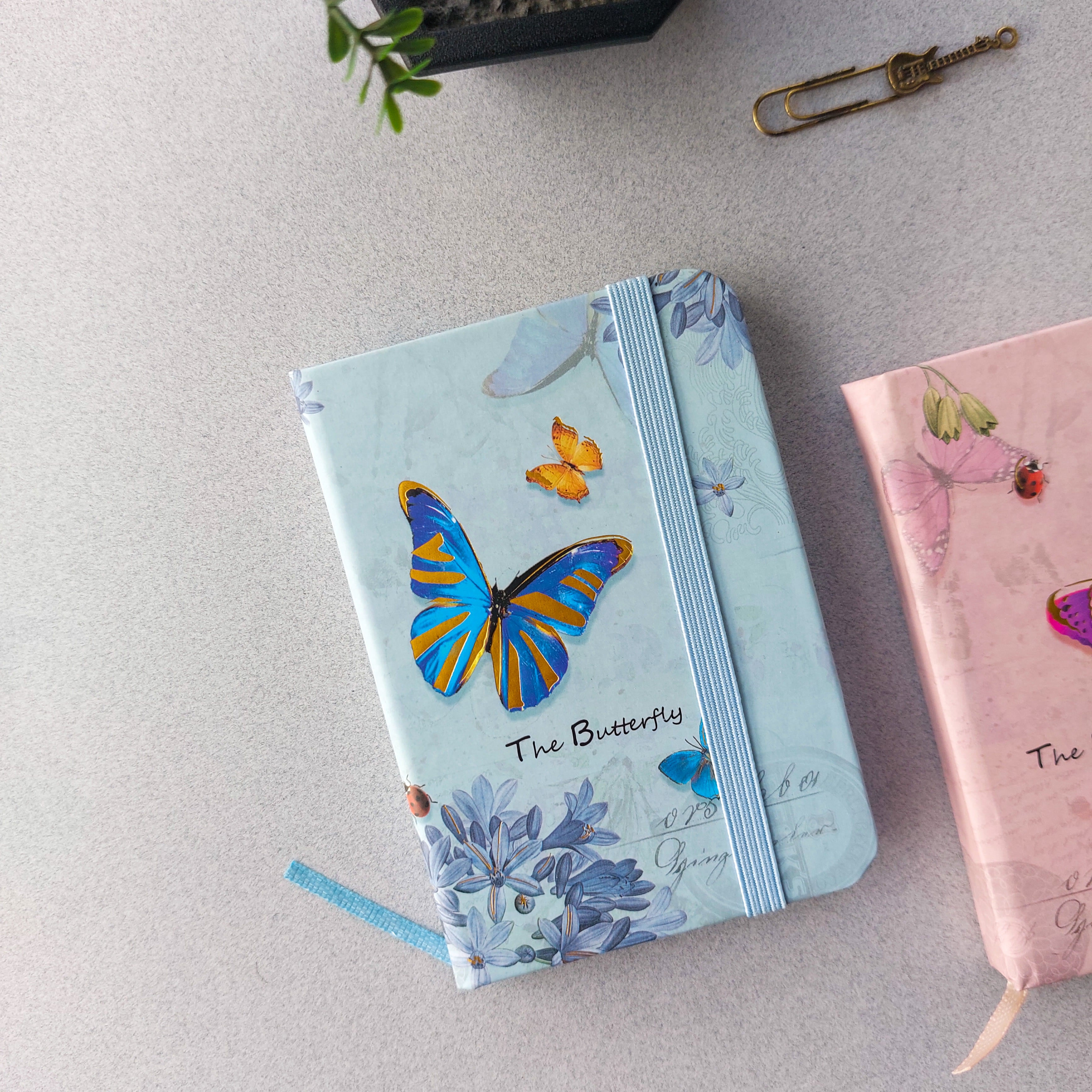 Butterfly Series Ruled Diaries A6