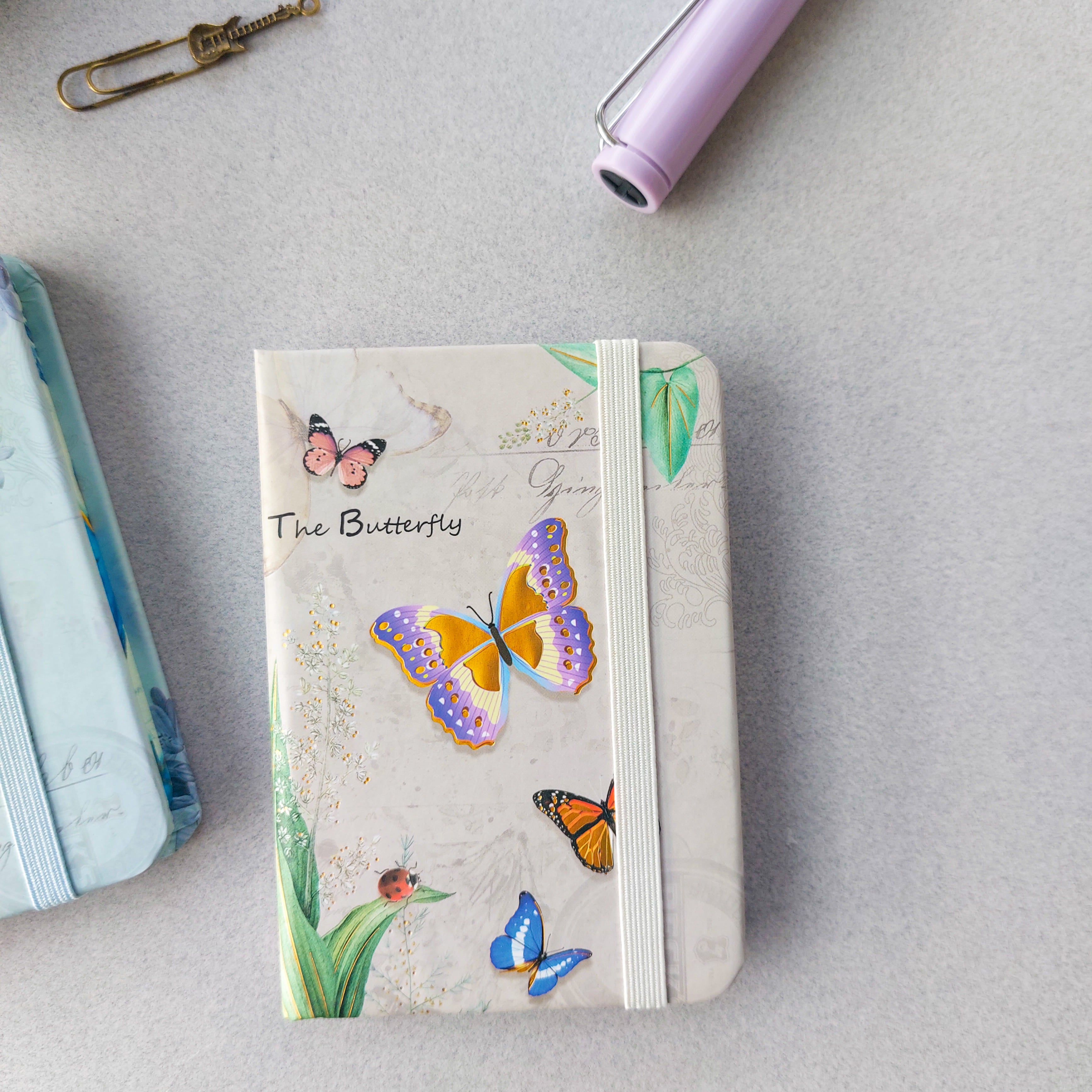 Butterfly Series Ruled Diaries A6