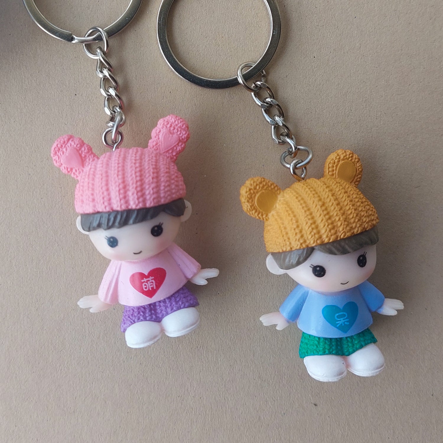 Happy &amp; Sweet Couples Keychains