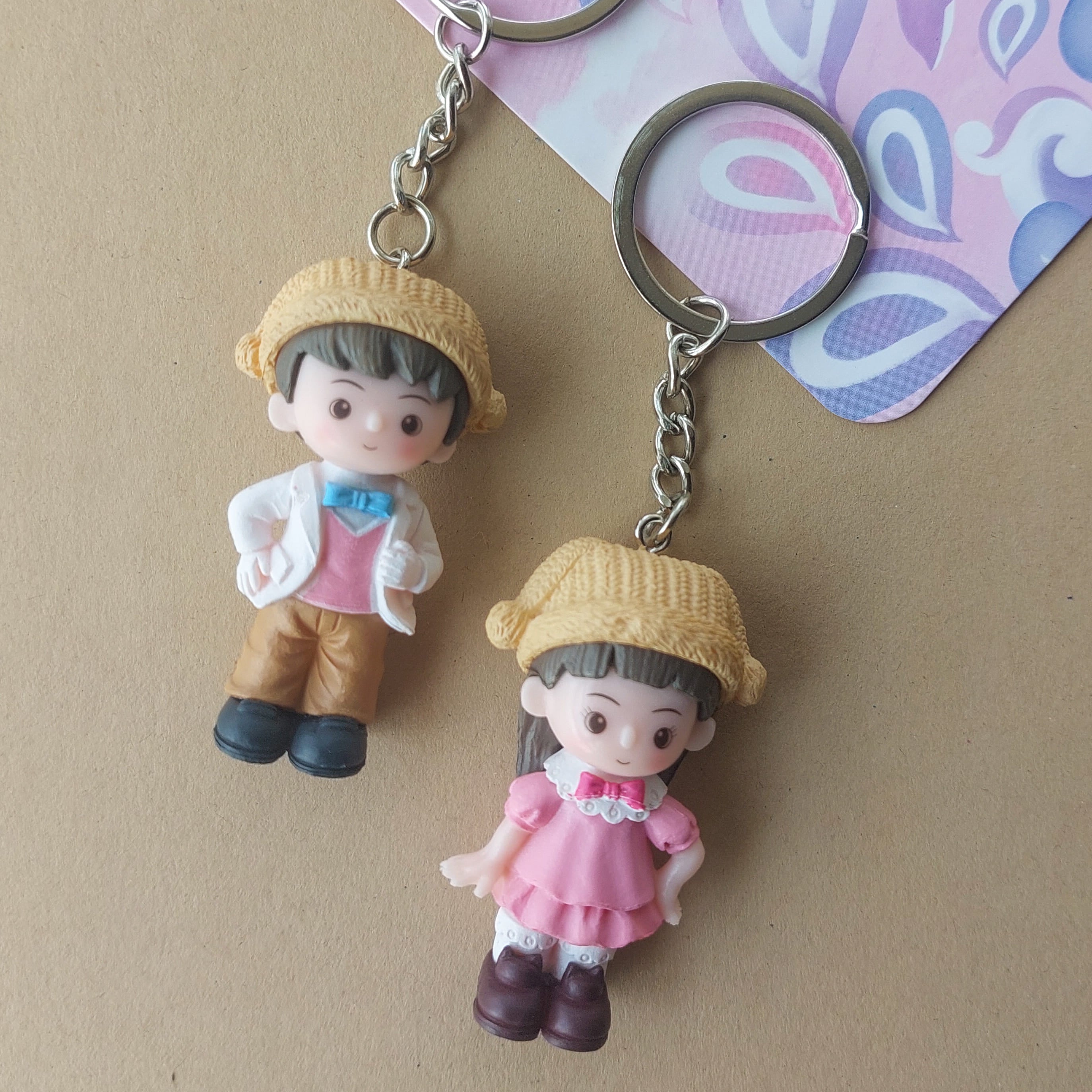 Happy &amp; Sweet Couples Keychains