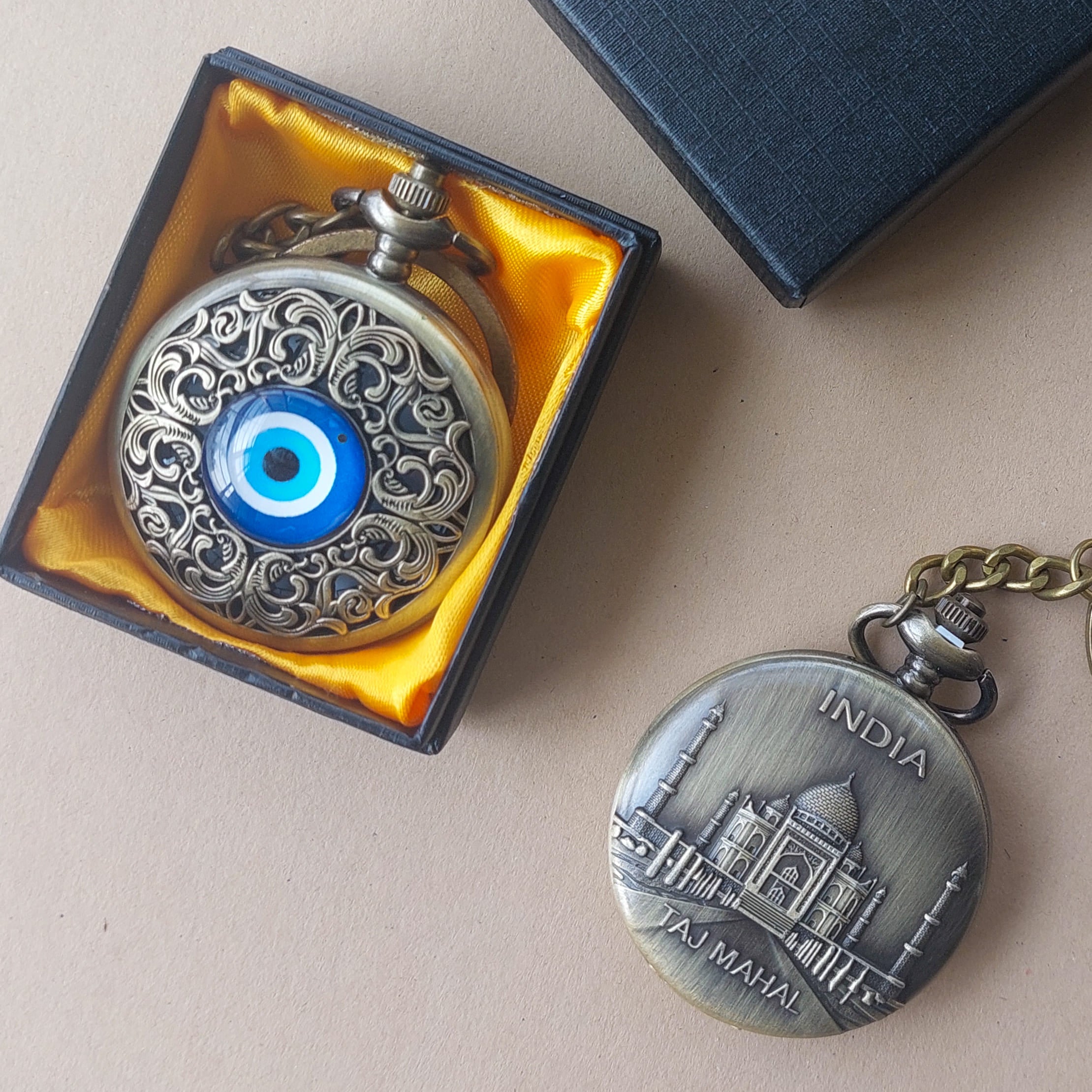 Vintage Series Pocket Watch Keychains