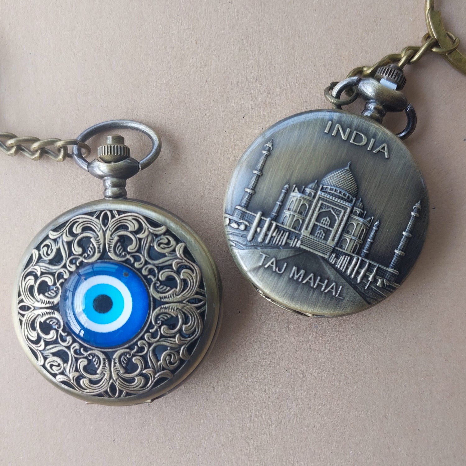 Vintage Series Pocket Watch Keychains