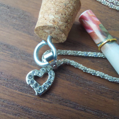 Message Bottles With Locket - 1 pc