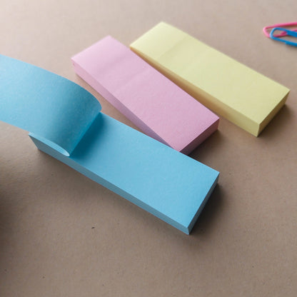 3 Cut Sticky Notes - 1&quot;x 3&quot;