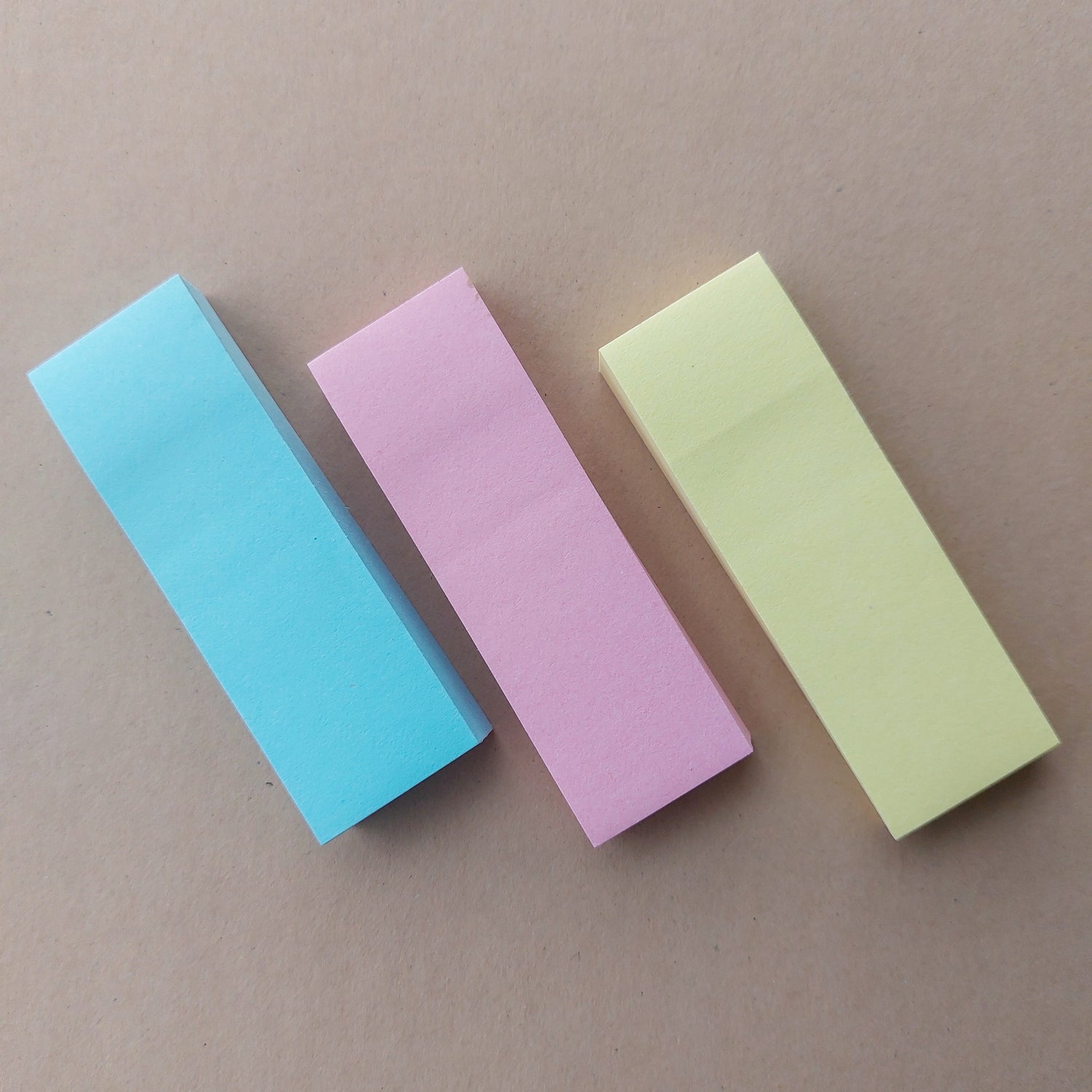 3 Cut Sticky Notes - 1&quot;x 3&quot;