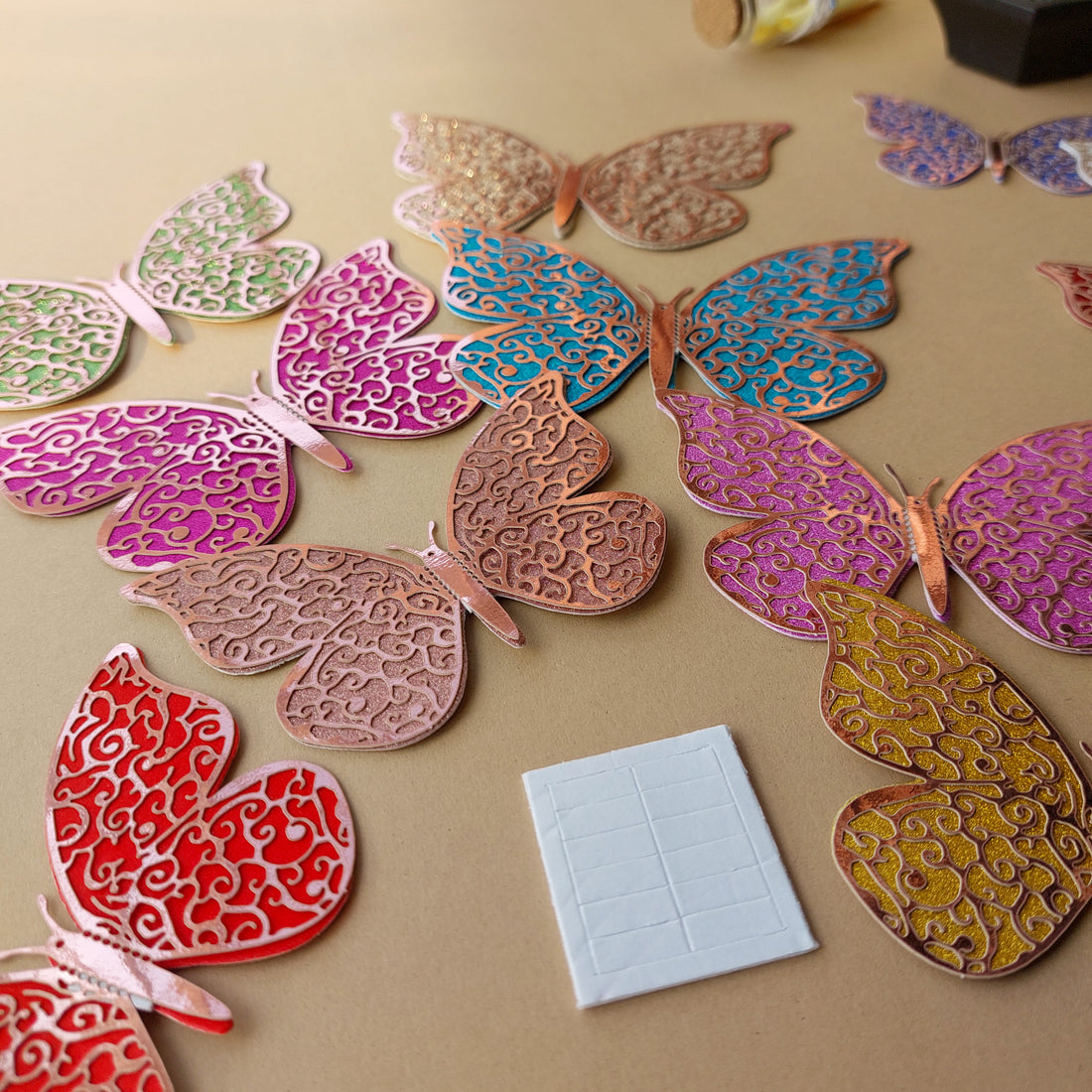 3D Butterfly Stickers (12 pcs set)
