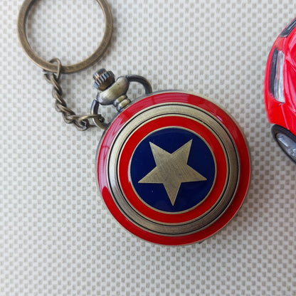 Movie Themed Pocket Watch Keychains