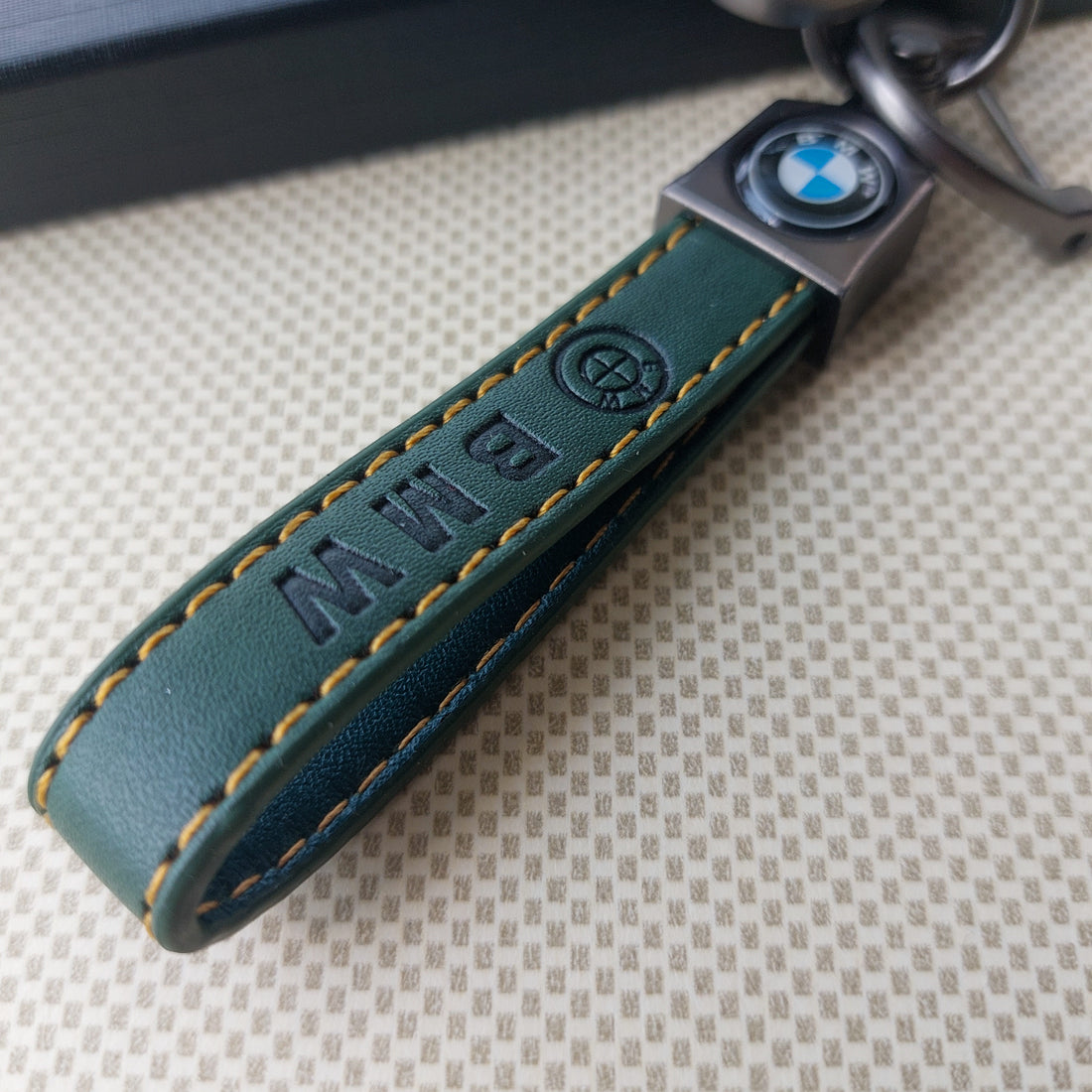 BMW Car Logo Leather Keychains