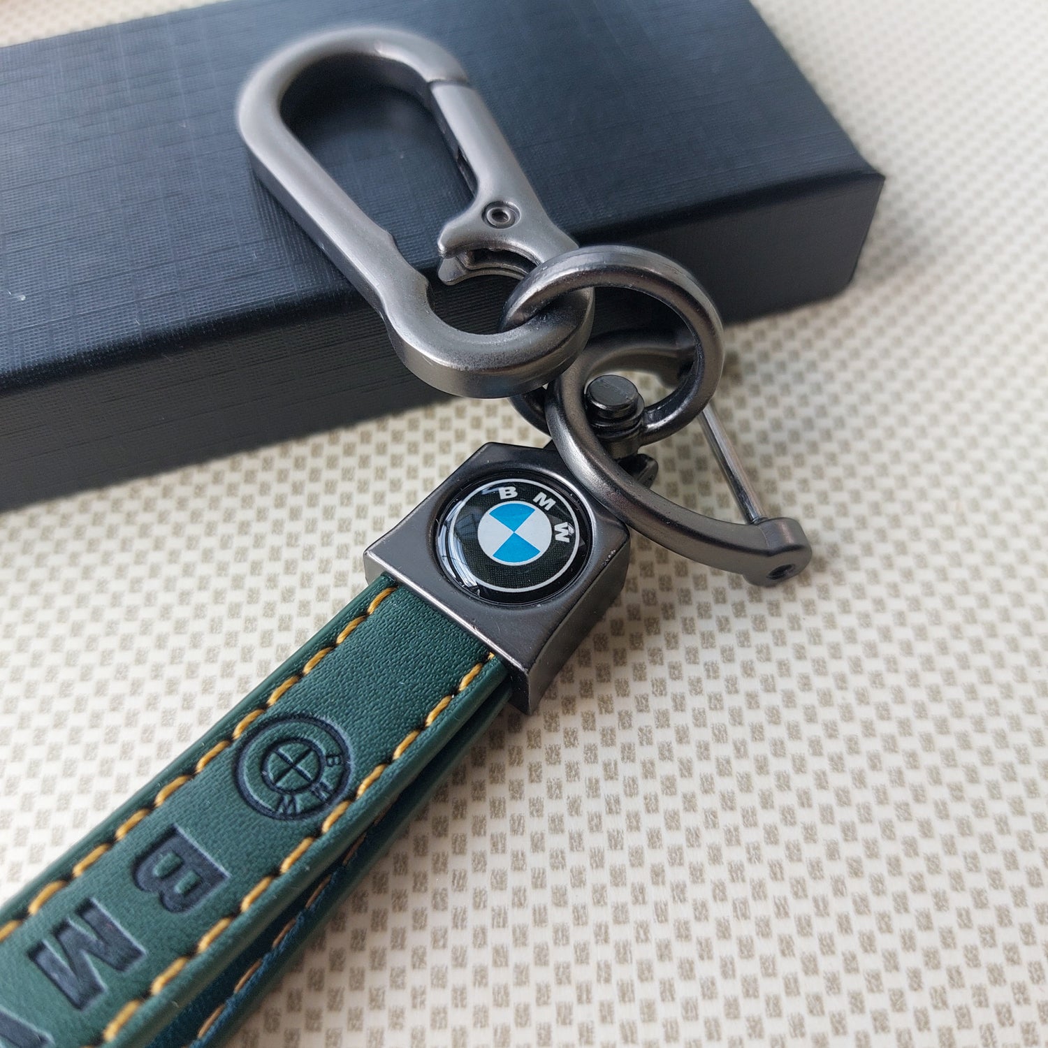 BMW Car Logo Leather Keychains