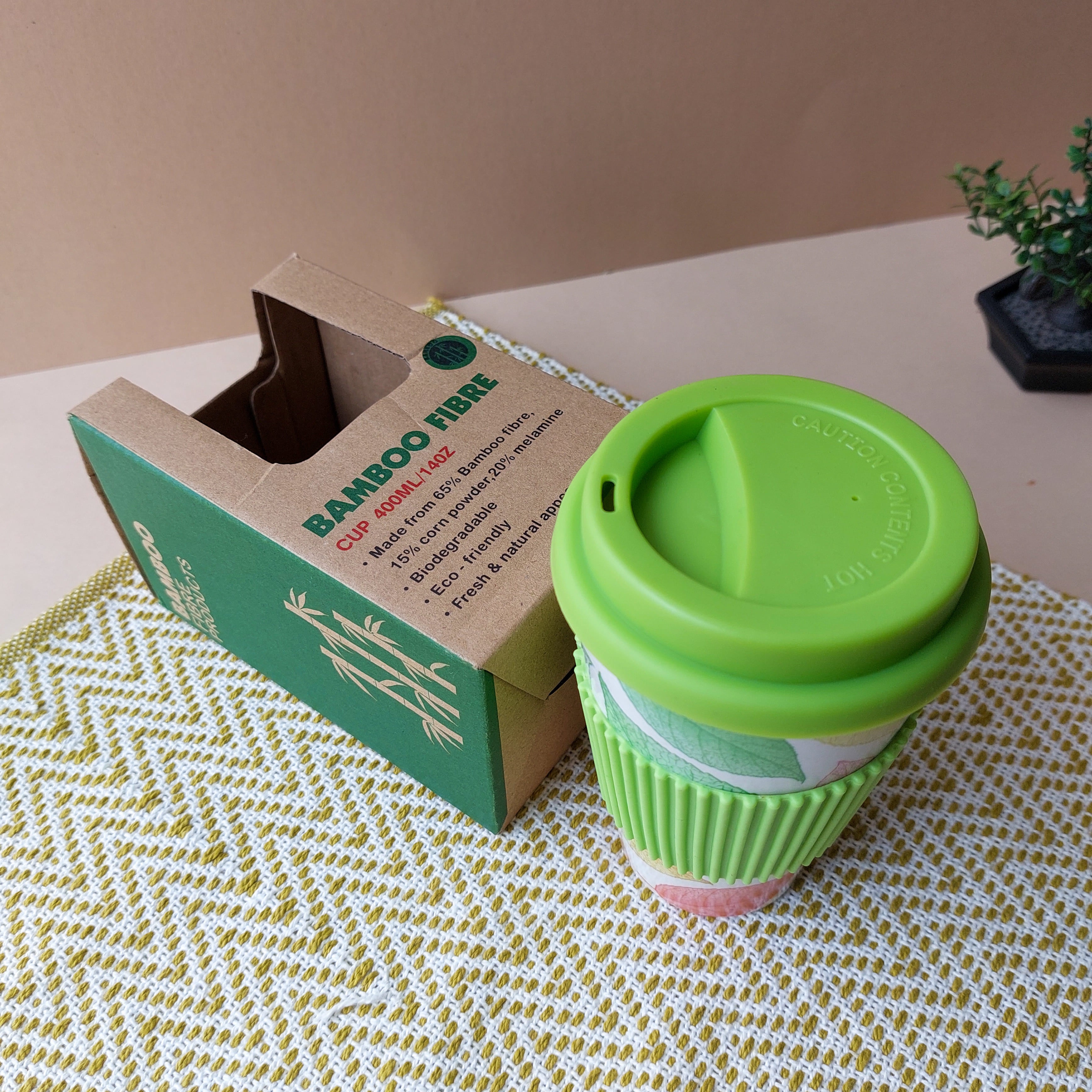 Bamboo Coffee and Tea Sippers 400ml