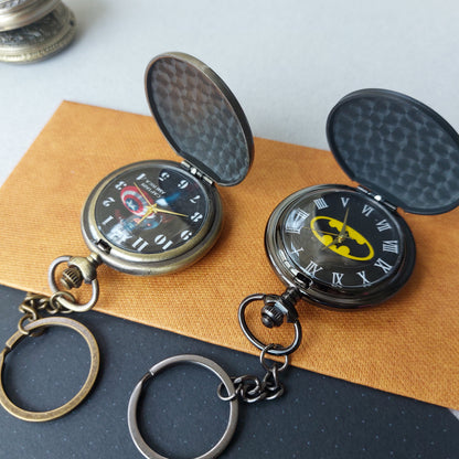 Movie Themed Pocket Watch Keychains