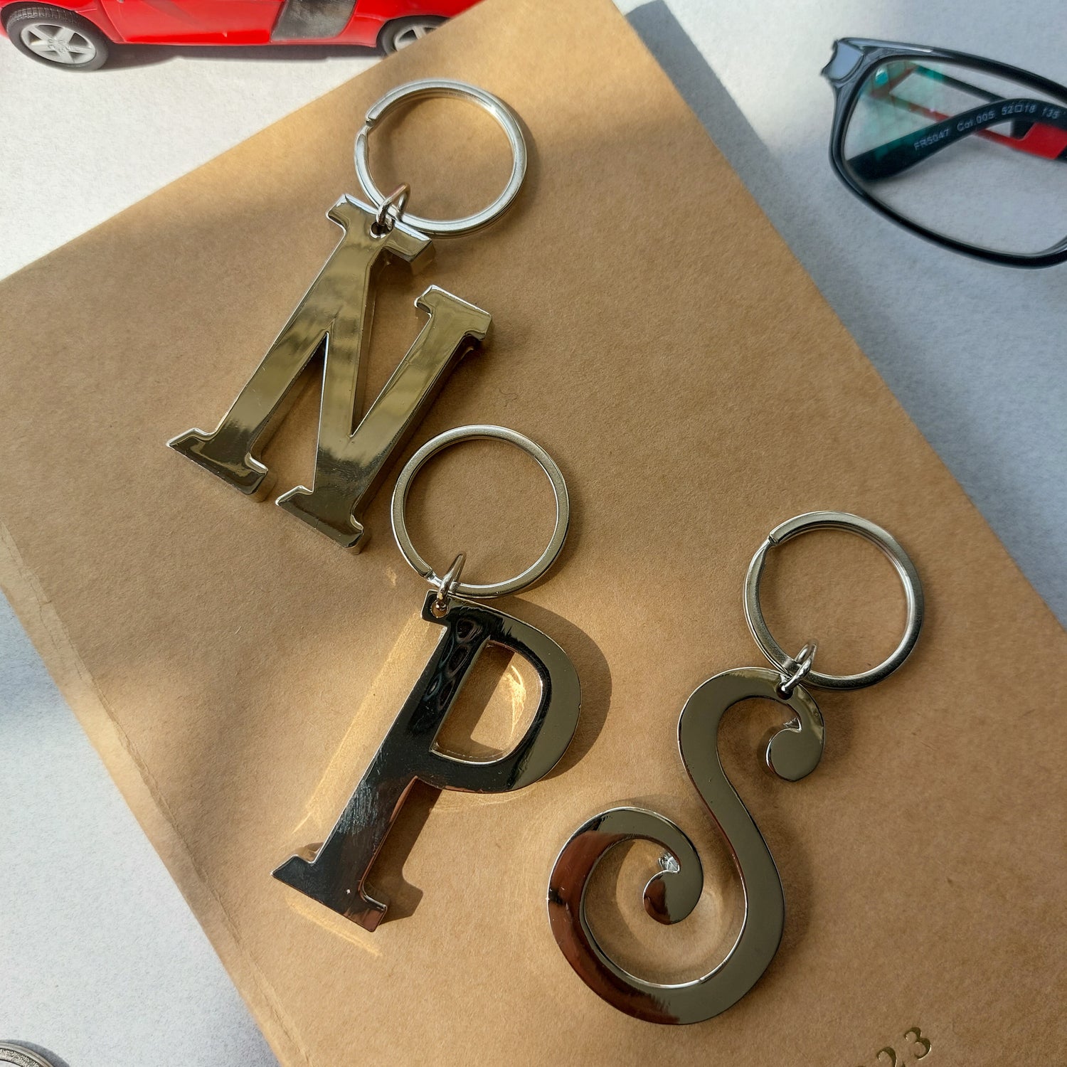 Big Alphabet Keychains