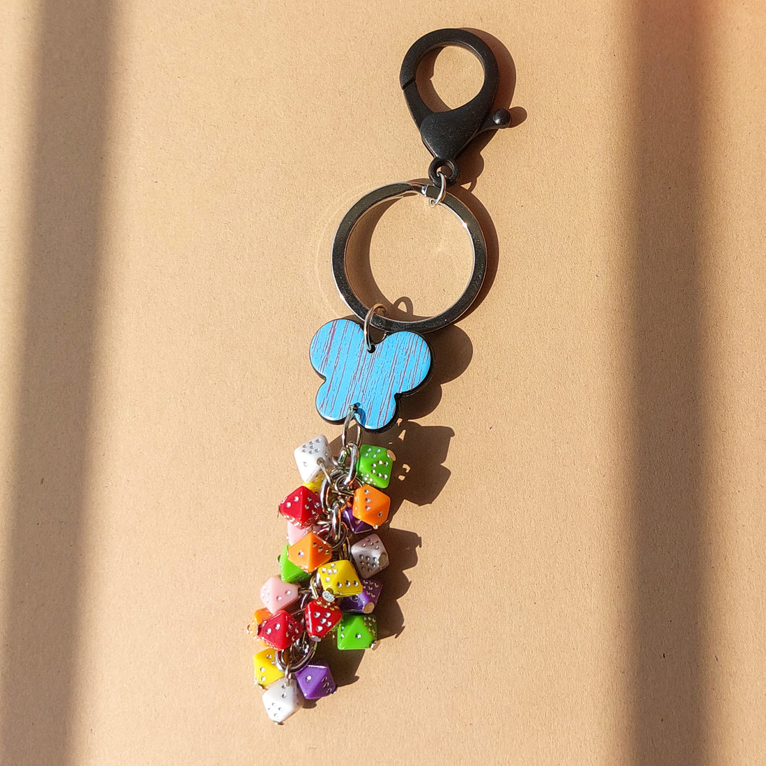 Multi Color Bead Keychains