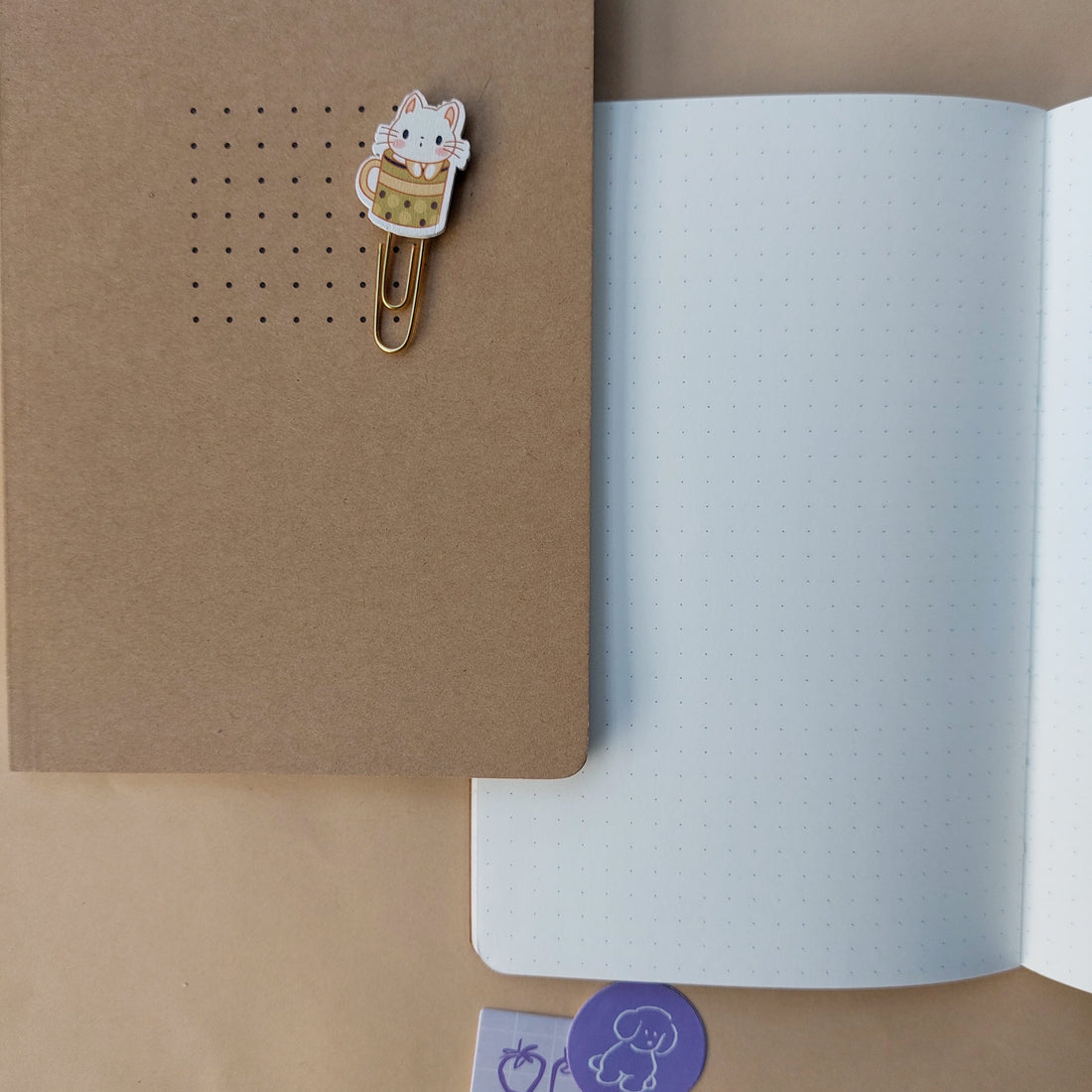 Factor Notes Dot Grid Brown Diaries