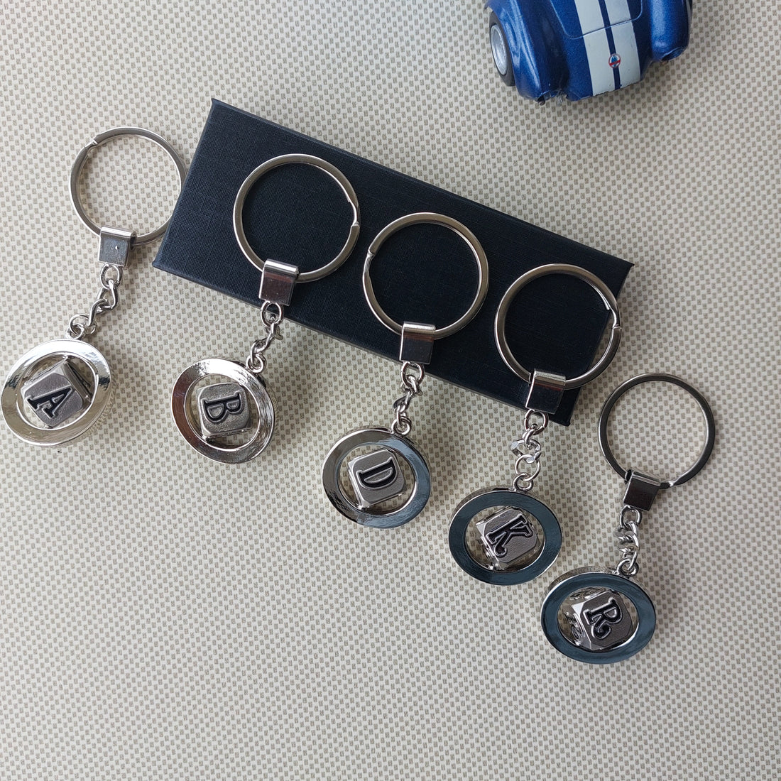 Cube Alphabet Keychains