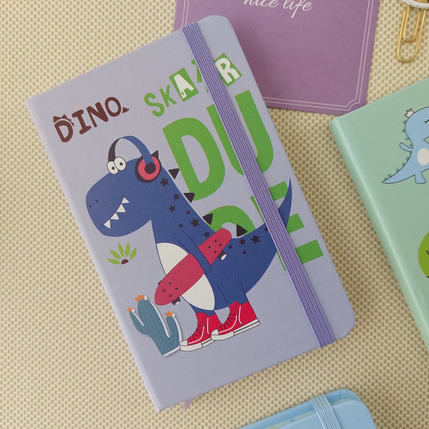 Dino Series Ruled Diaries A6