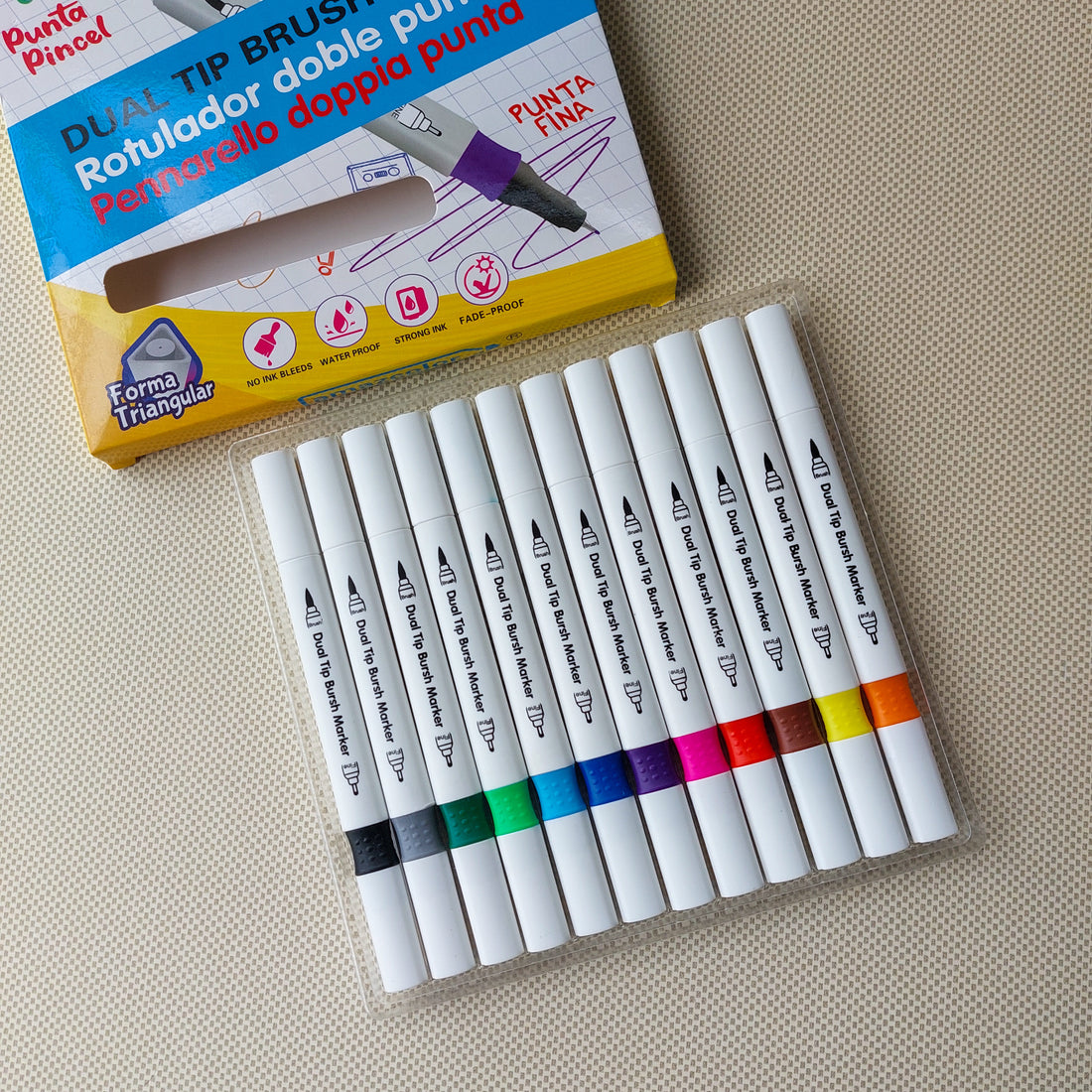 Dual Brush Pen 12pc Set