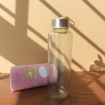 Glass Bottles With Cloth Warmer