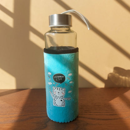 Glass Bottles With Cloth Warmer