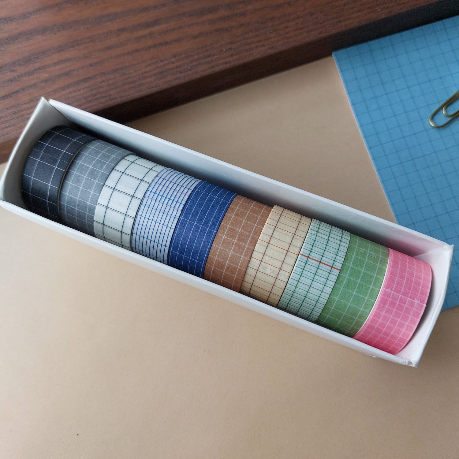 Grid Washi Tapes 10pc Set