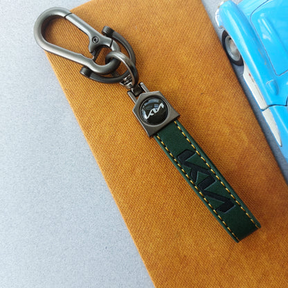 KIA Car Logo Leather Keychains