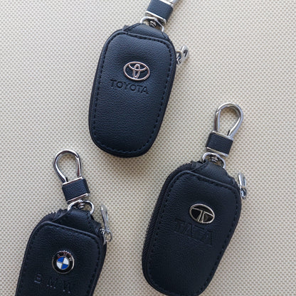 Premium Car Logo Keychains With Pouch