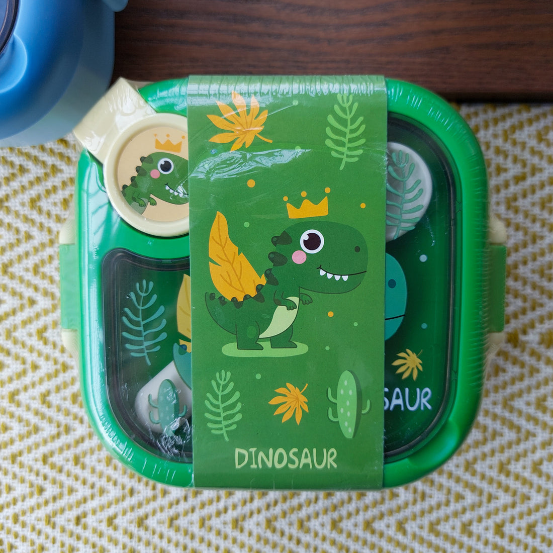 Lunch Boxes Dino Square Green