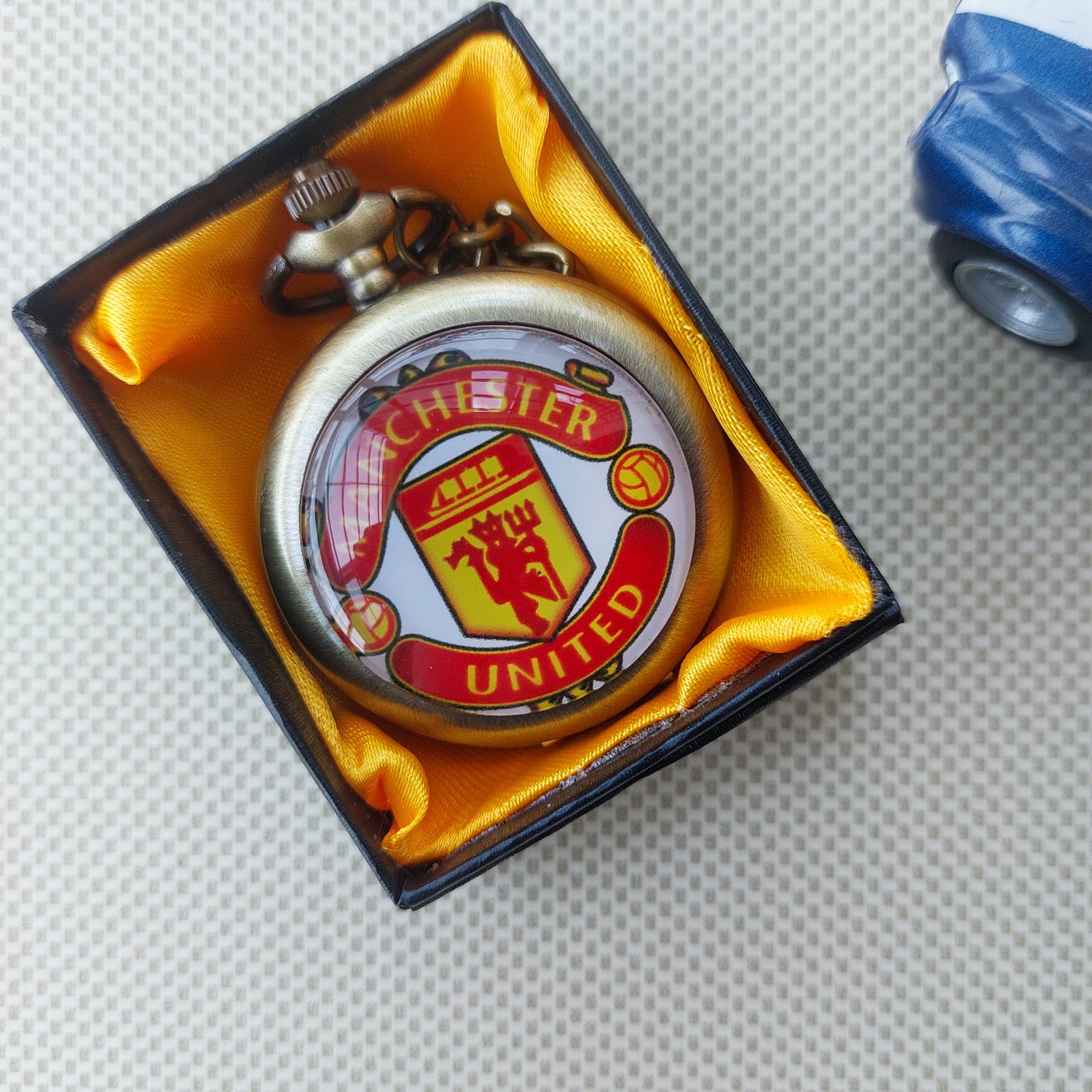 Football Clubs Keychains With Pocket Watch