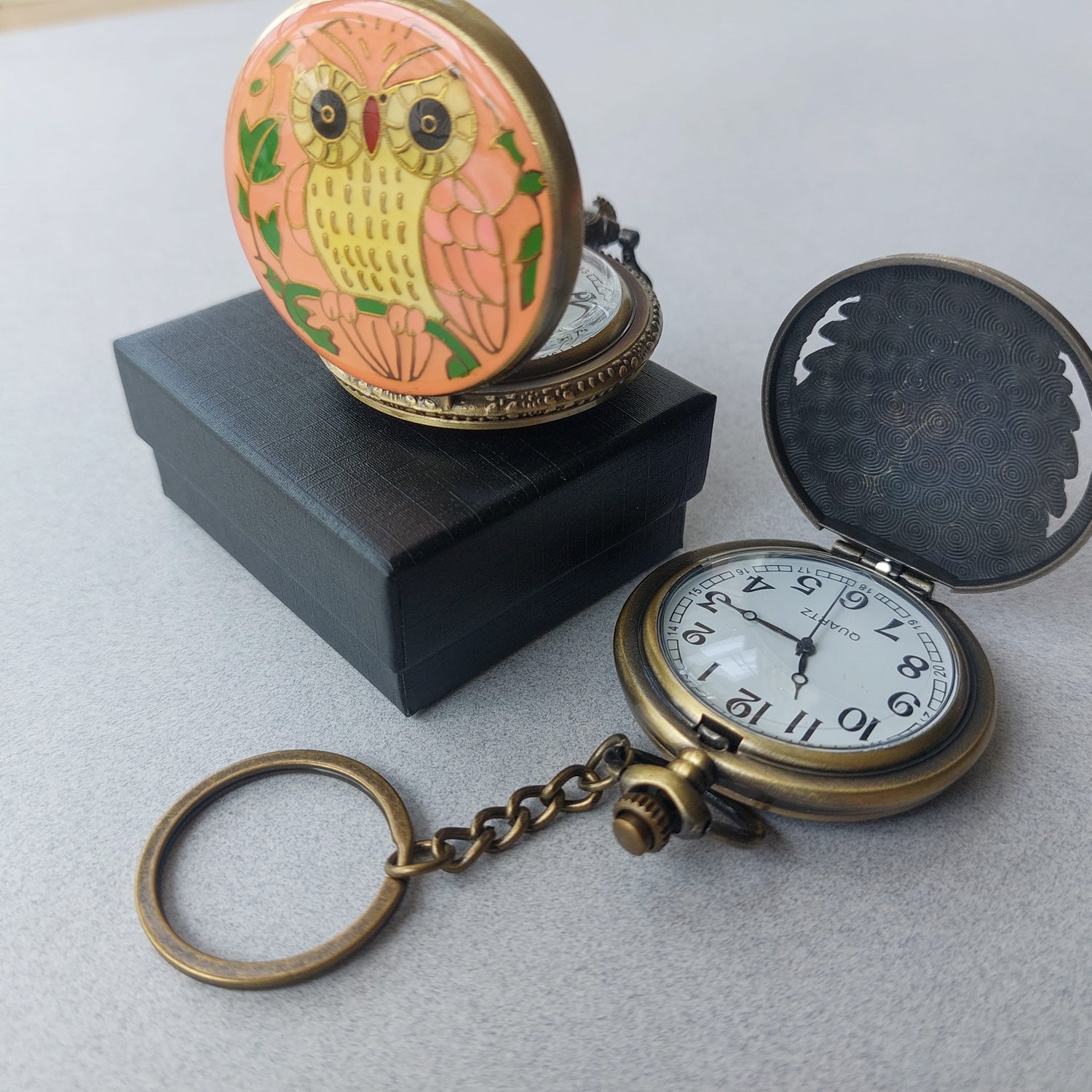 Vintage Series Pocket Watch Keychains