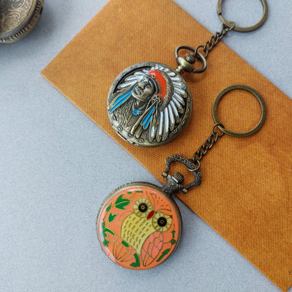 Vintage Series Pocket Watch Keychains